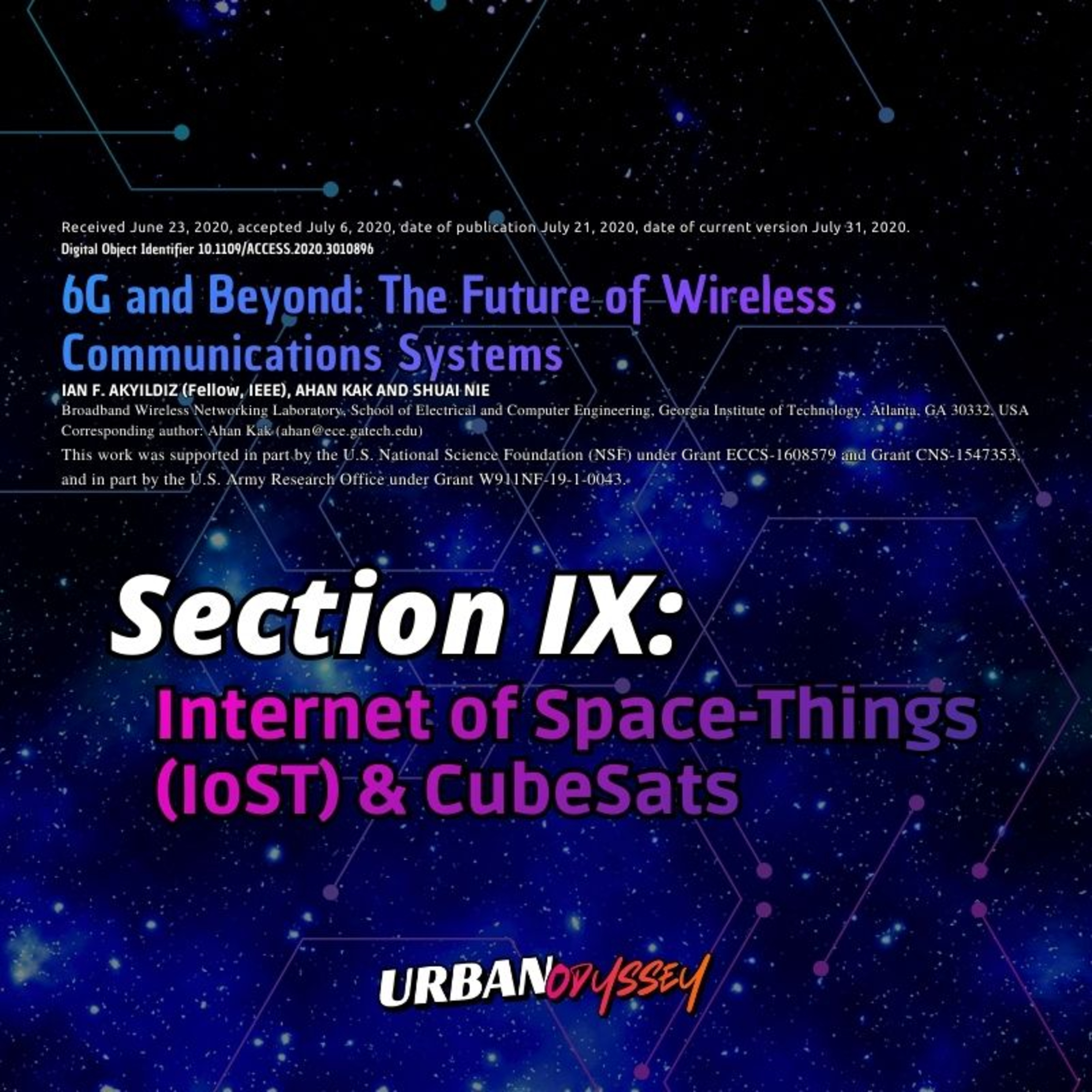 6G White Paper Pt. 9: The Internet of Space Things (IoST) & CubeSats
