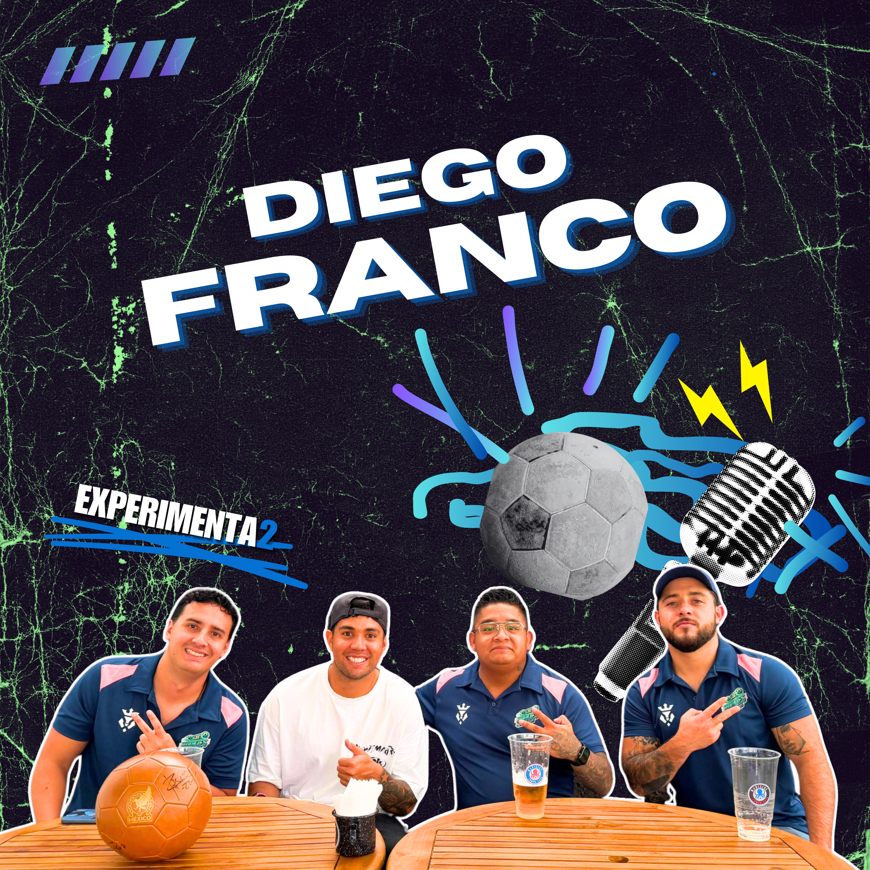 SALÍ DE CRUZ AZUL Y ME CONVERTÍ EN EL ÚNICO MEXICANO QUE HA JUGADO EN SUDAFRICA | Diego Franco | Los Rookies episode artwork