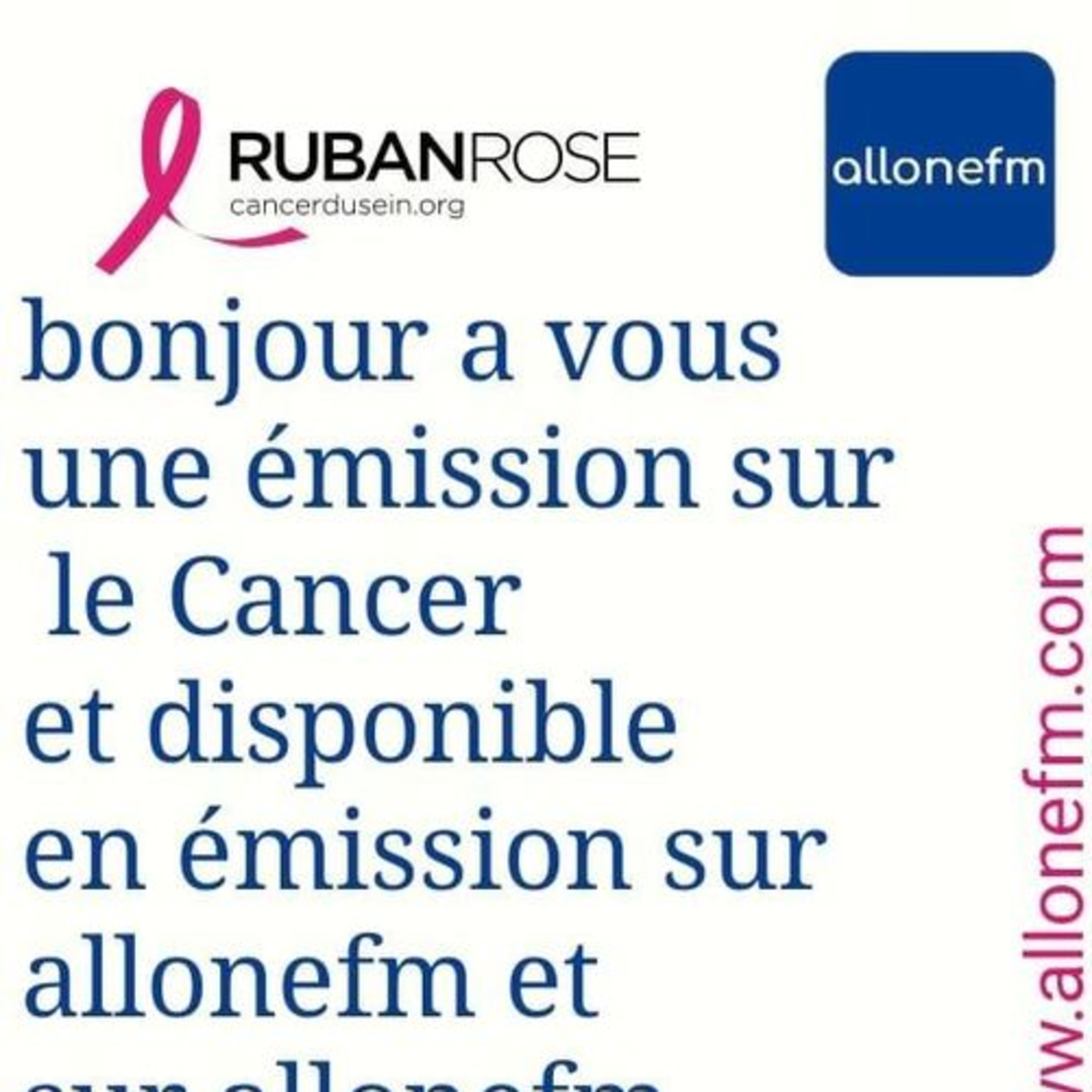 allonefm avec le ruban rose cancer du sein 07/10/2024 allonefmReplay 