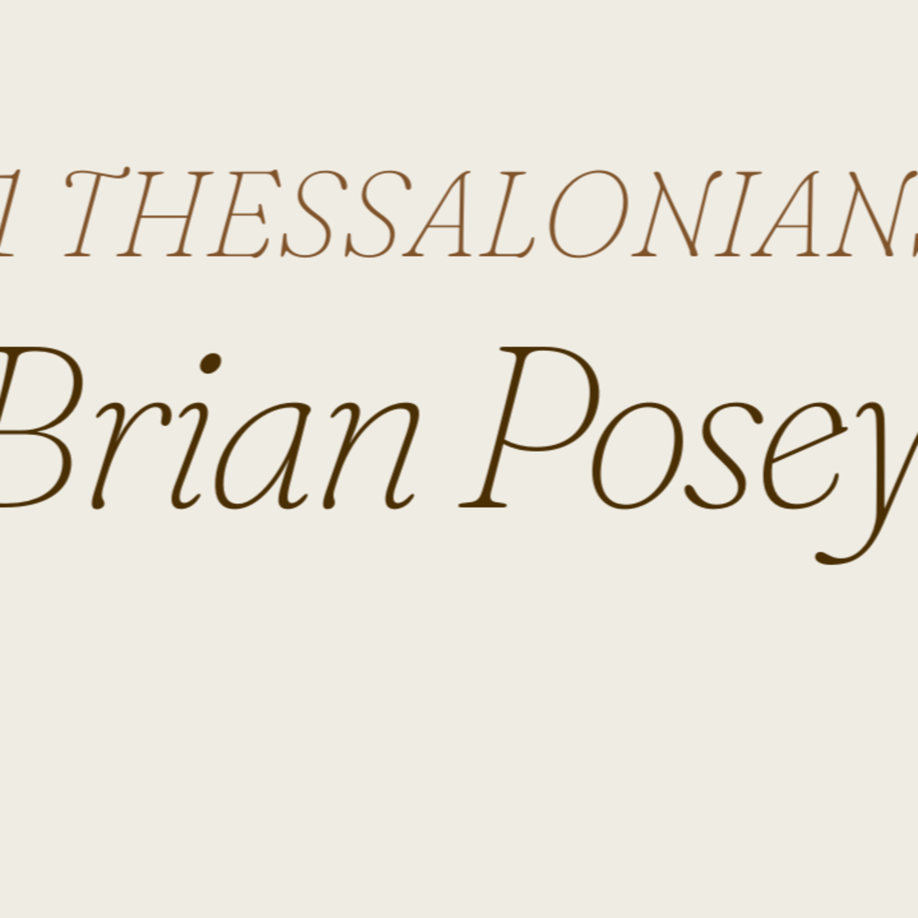 Living Word Lessons: Sunday Sermon Special (With Brian Posey) episode artwork