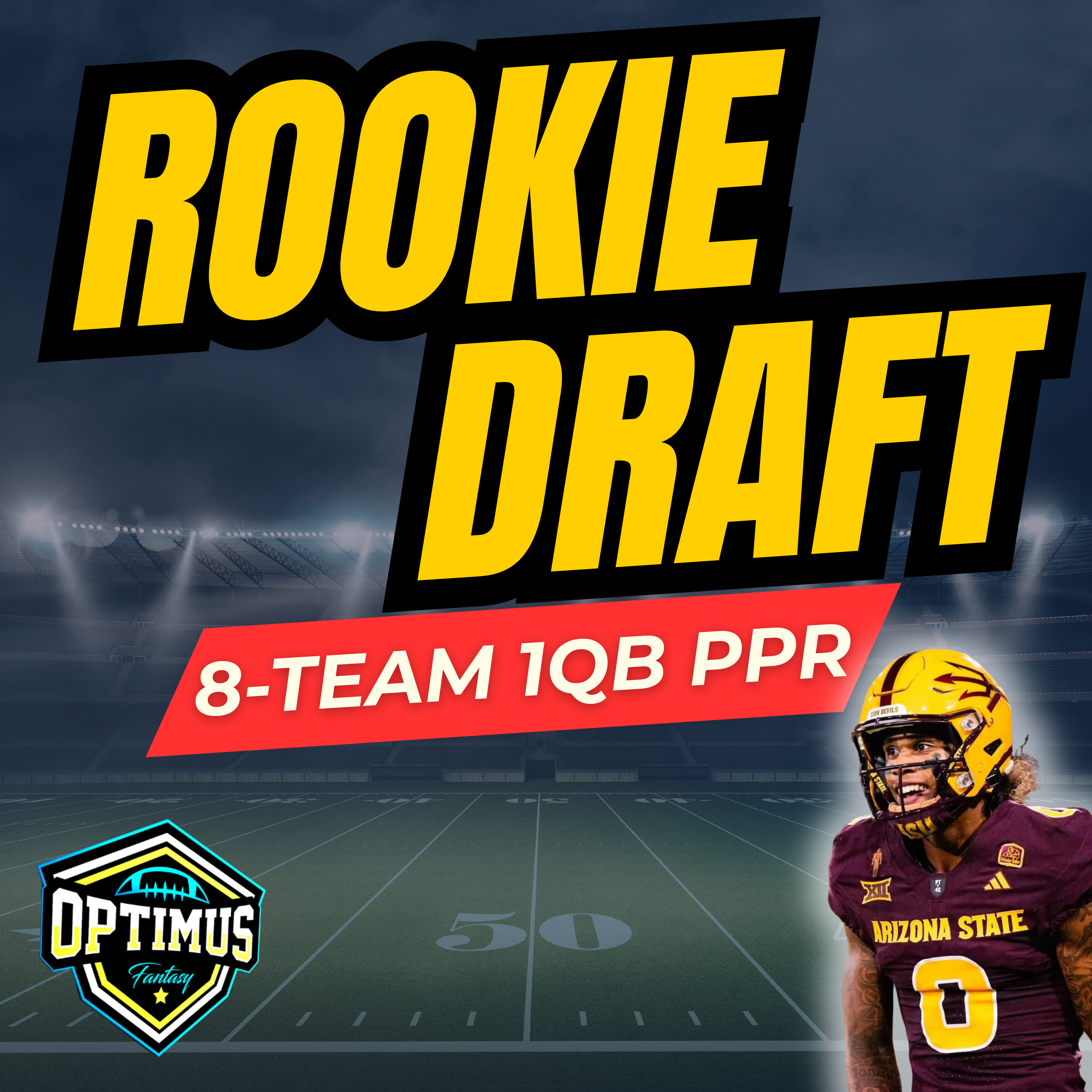 1.02 Debate After Jeremiyah Love: 8-Team 1QB PPR Dynasty Rookie Mock Draft | Mock Draft Monday episode artwork