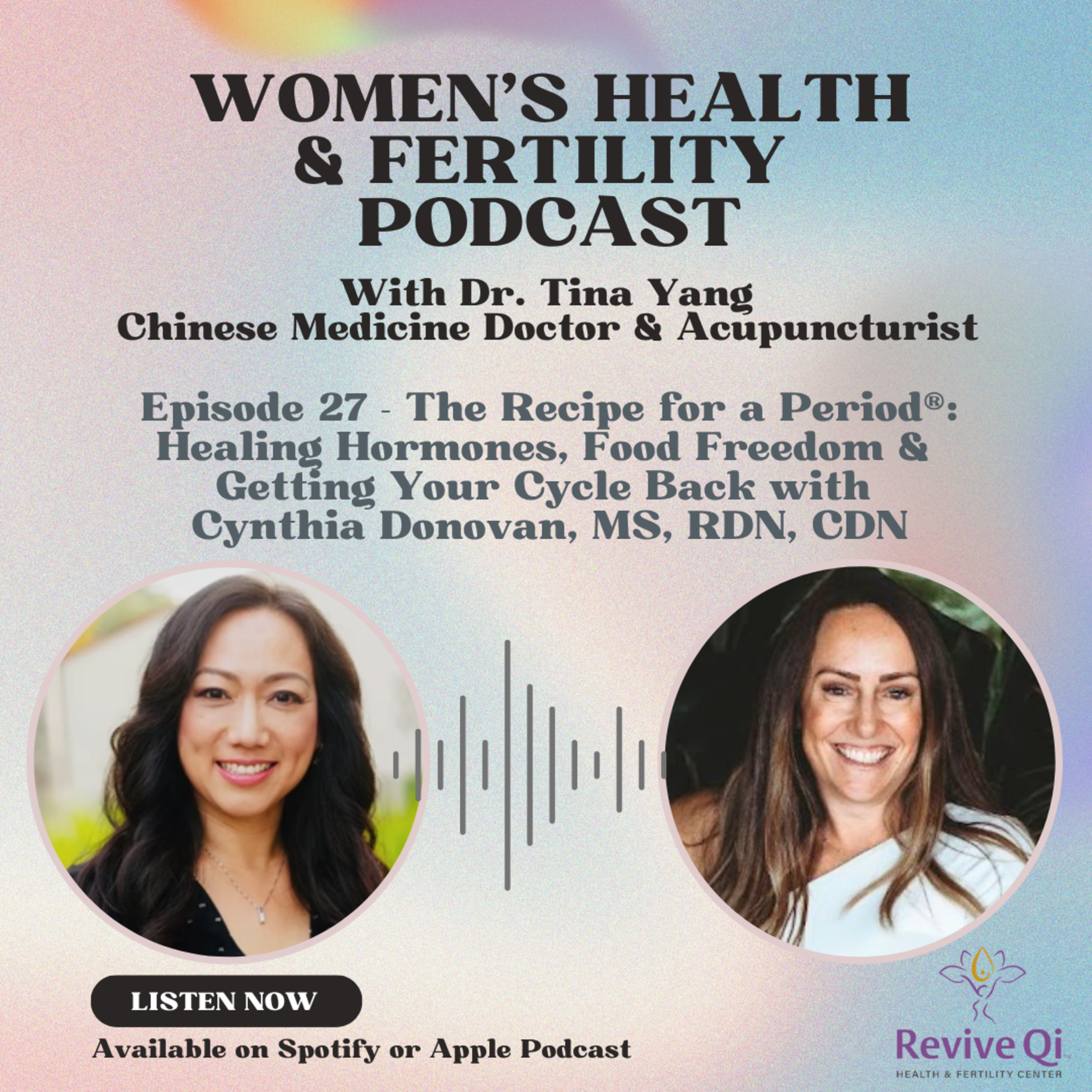 Women\'s Health & Fertility Podcast with Dr. Tina Yang
