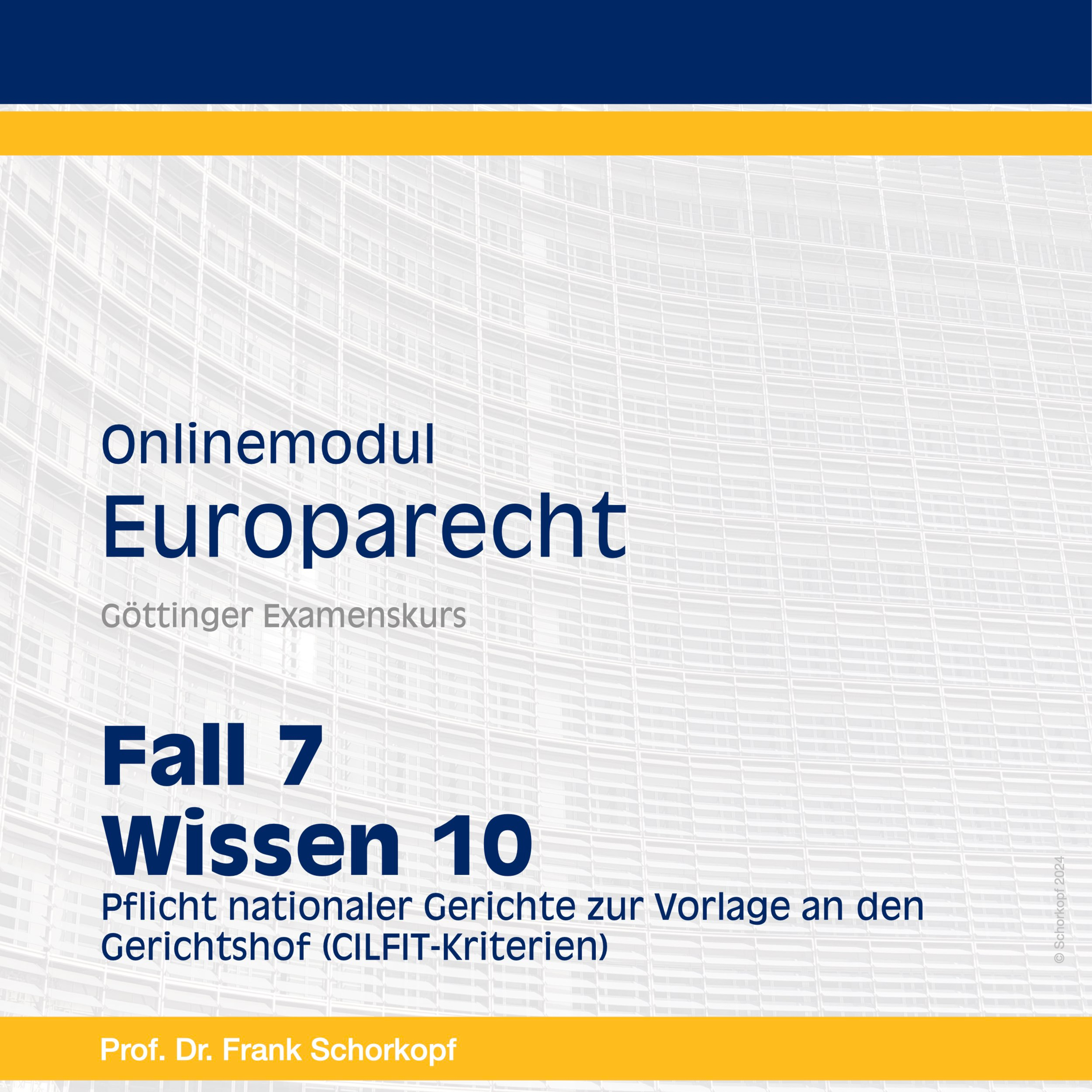 Examenskurs Europarecht