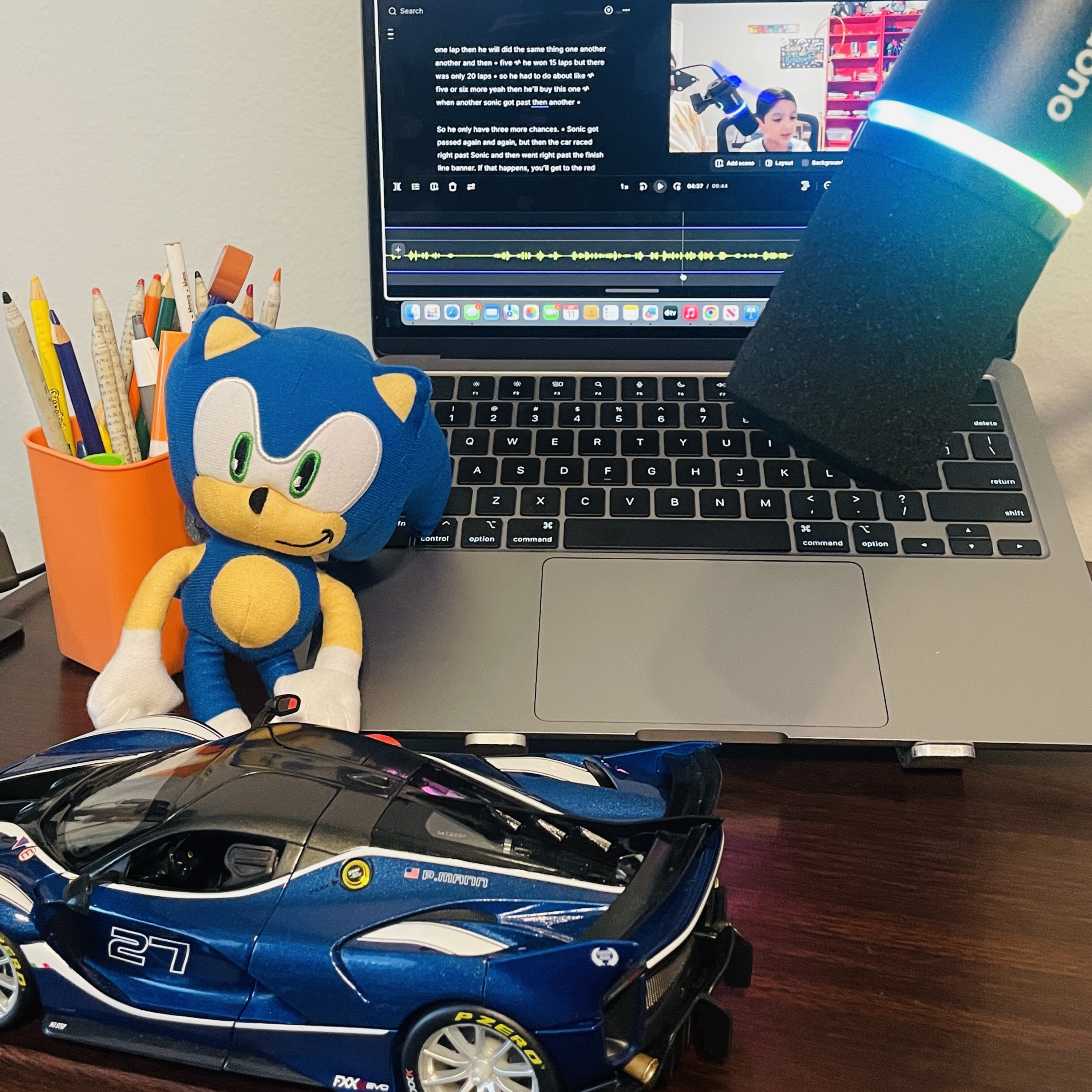 storytime with Kabir and mama