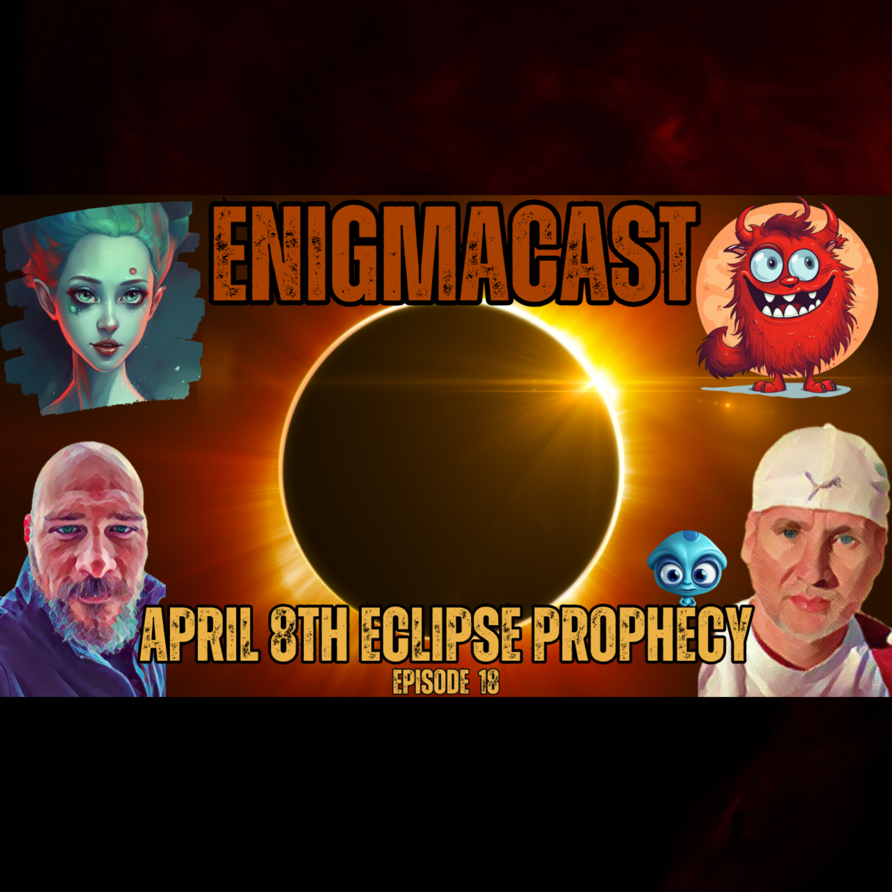 Harbinger of the End April 8th Eclipse Prophecy episode artwork