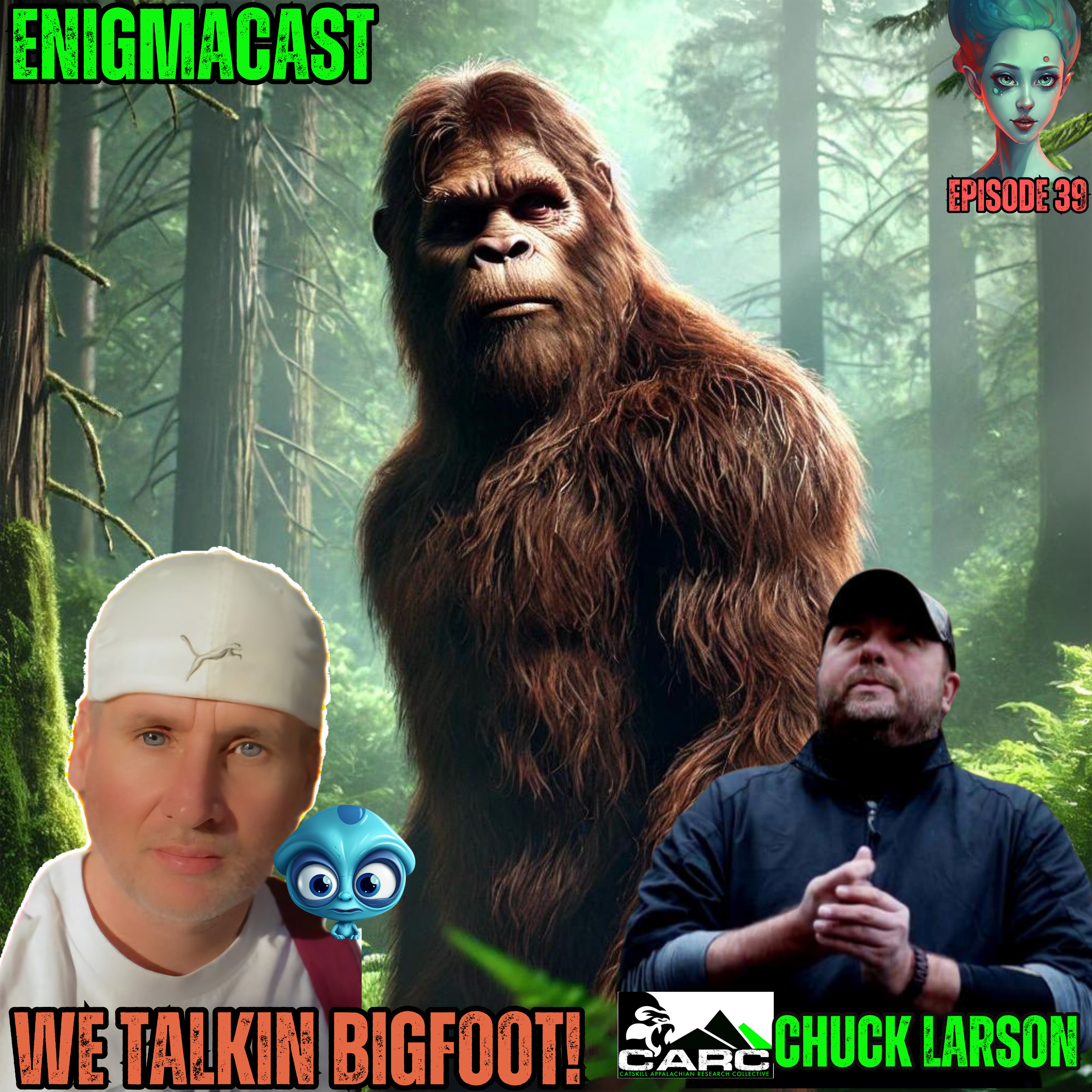 Chuck Larson's Thrilling Bigfoot Encounters! episode artwork