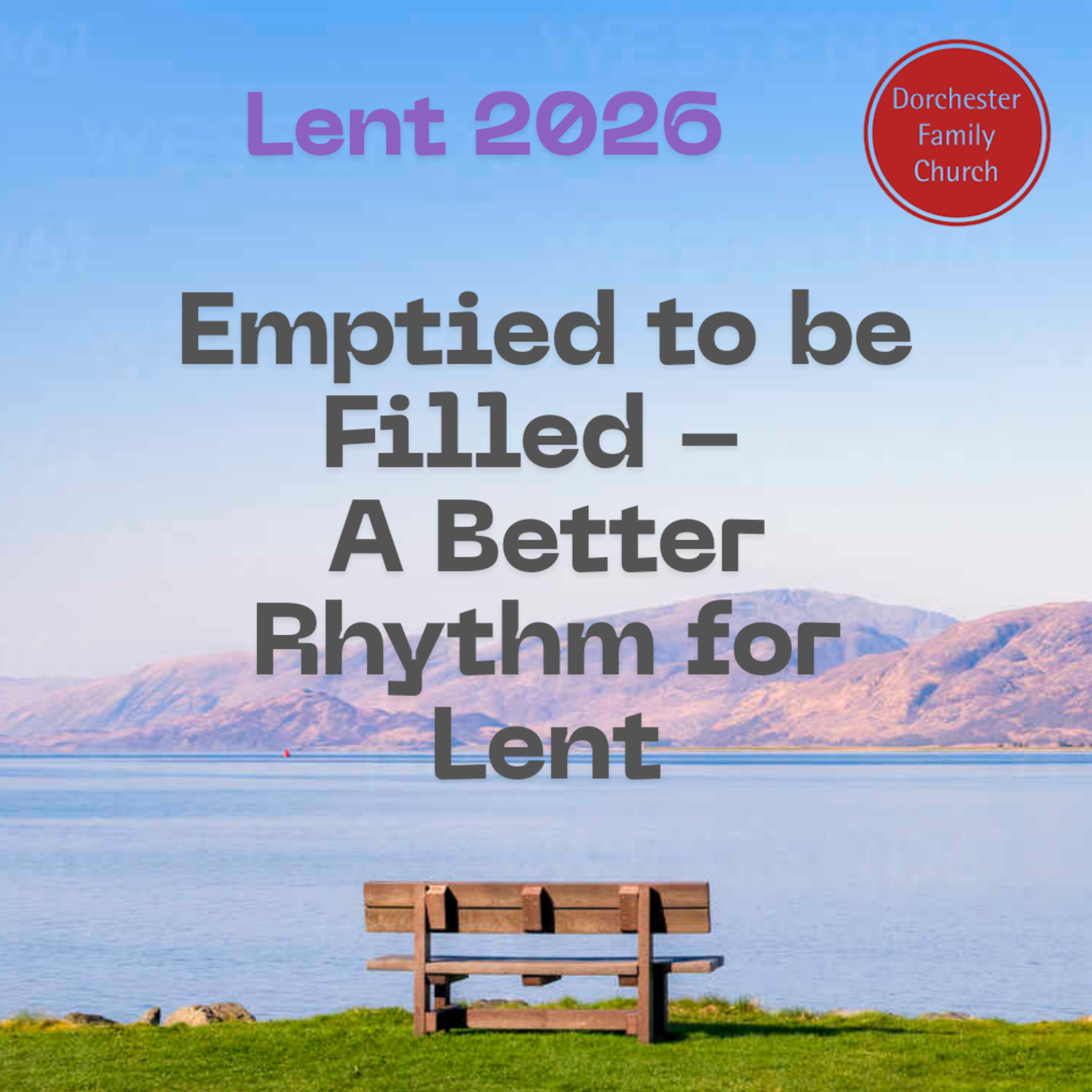 Empty to Be Filled: A Better Rhythm for Lent episode artwork