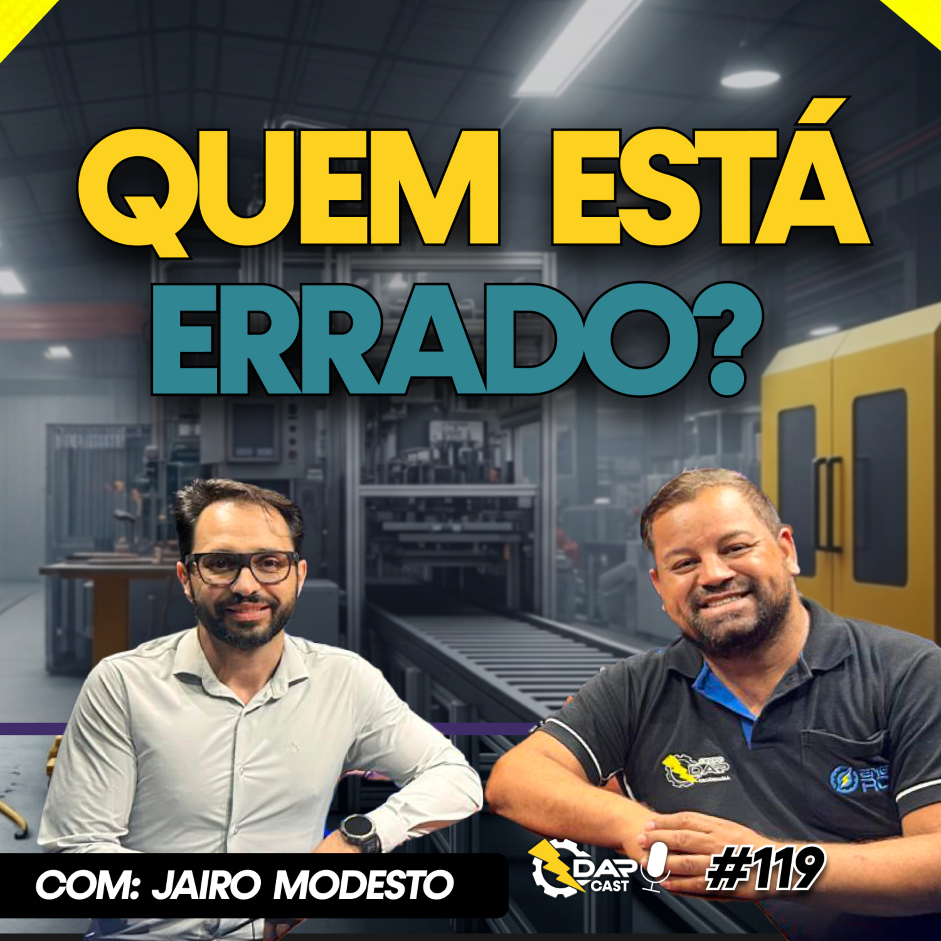 O que a produção precisa entender sobre manutenção na prática | DAPCAST #119 episode artwork