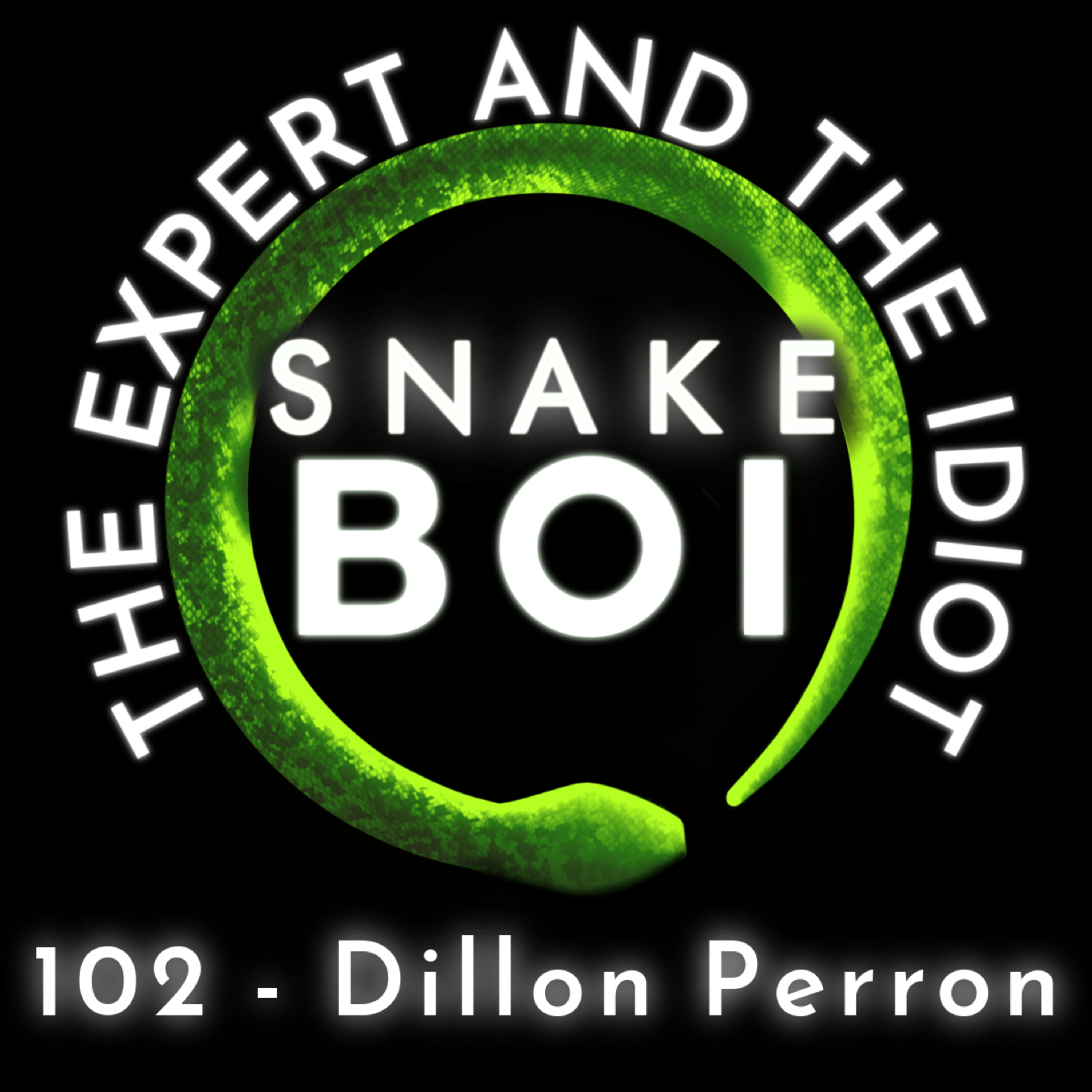 102 - Dillon Perron Wanted to END Animals At Home Podcast - The Expert and The Idiot - A Reptile Podcast episode artwork