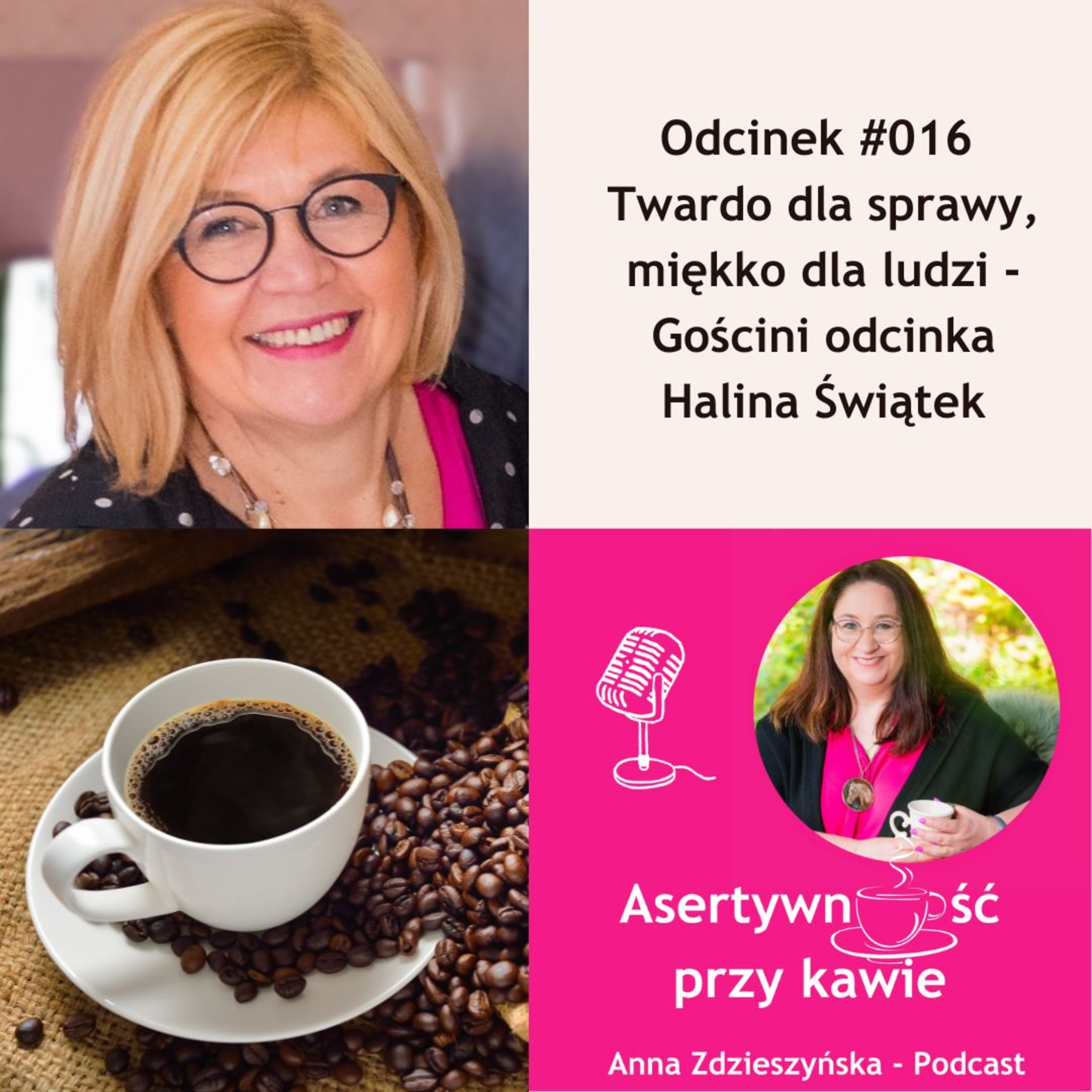 #016 Twardo dla sprawy, miękko dla ludzi – Gościni odcinka Halina Świątek episode artwork