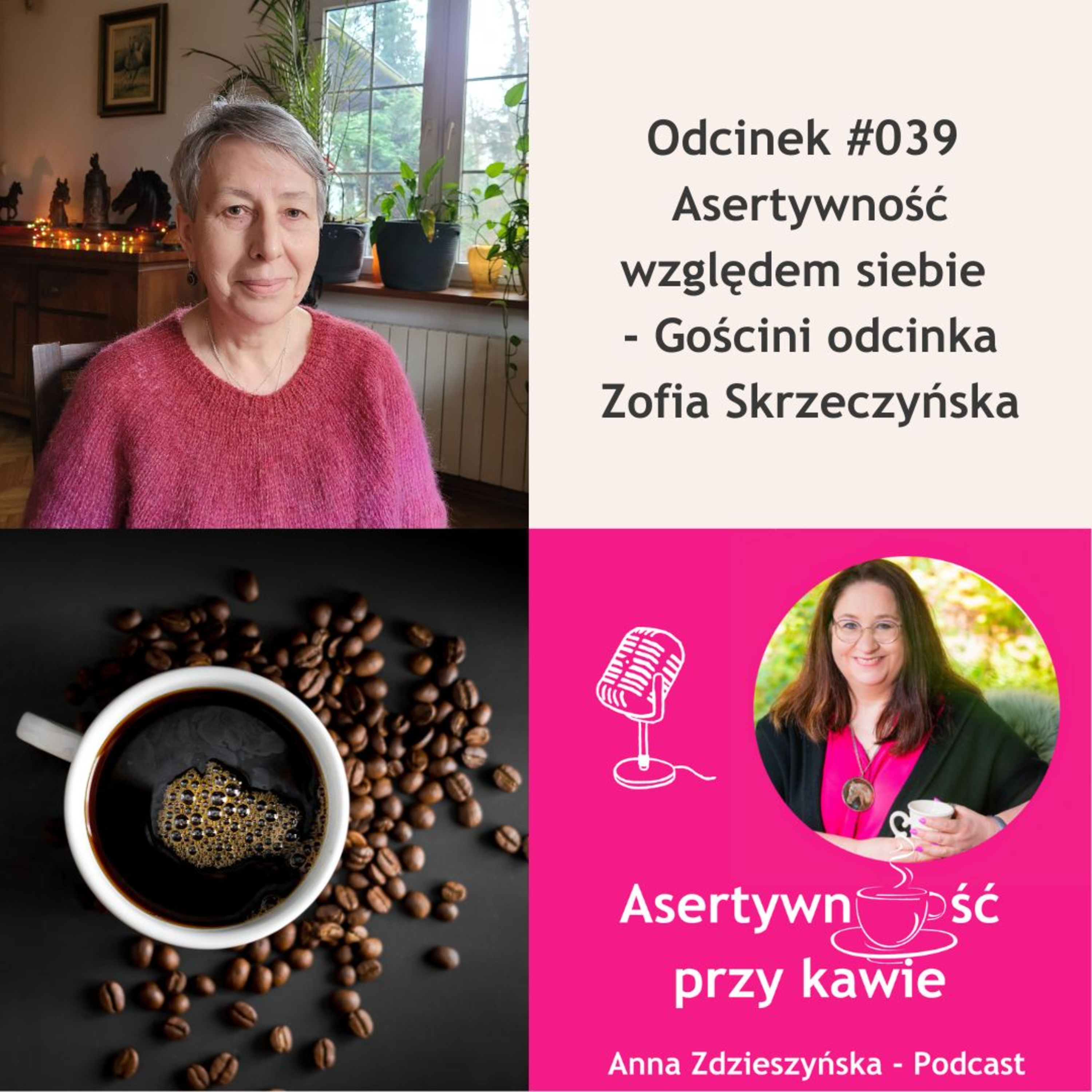 #039 Asertywność względem siebie - Gościni odcinka Zofia Skrzeczyńska episode artwork
