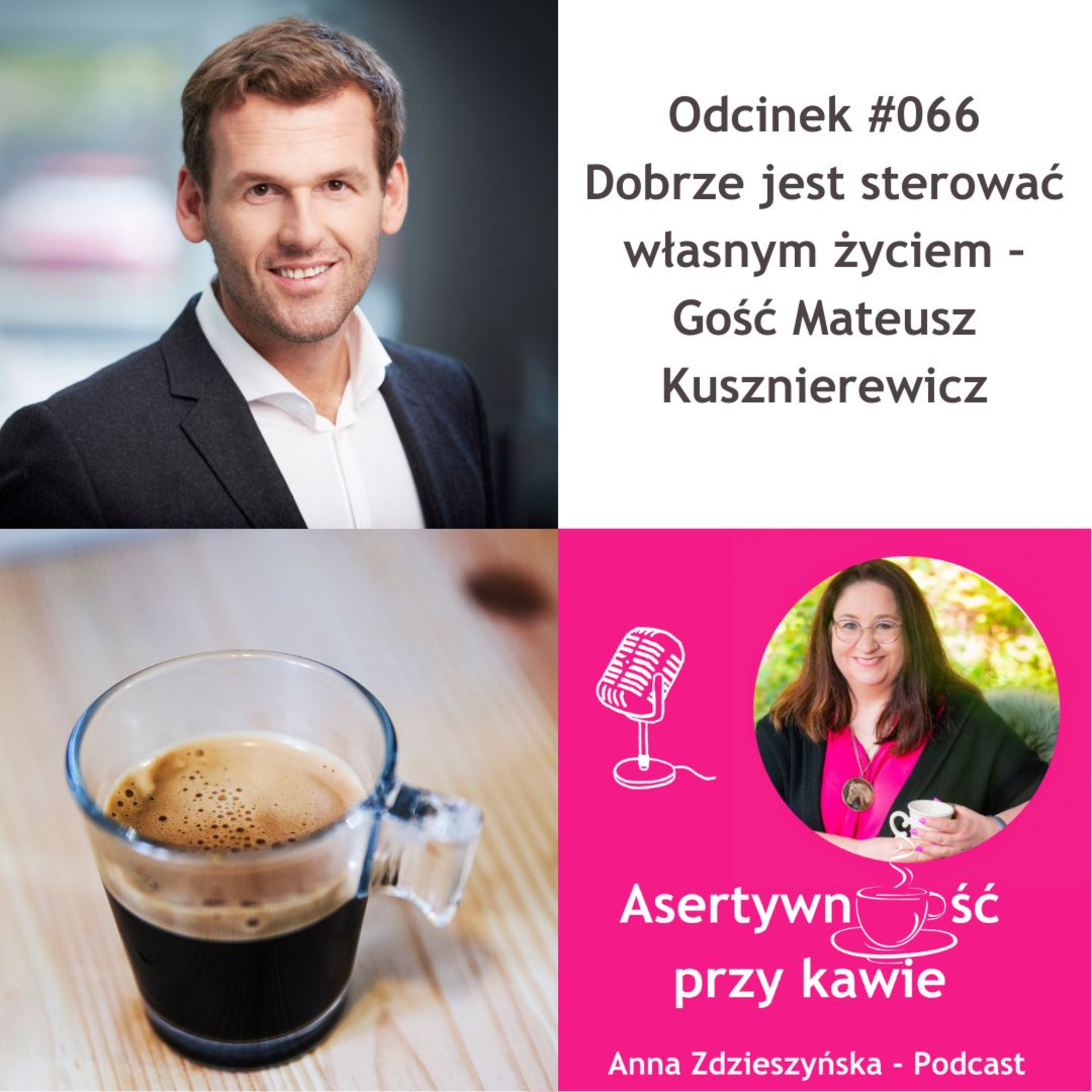 #066 Dobrze jest sterować własnym życiem – Gość Mateusz Kusznierewicz, żeglarz sportowy, biznesmen, mówca motywacyjny, podcaster „Power Walk” episode artwork