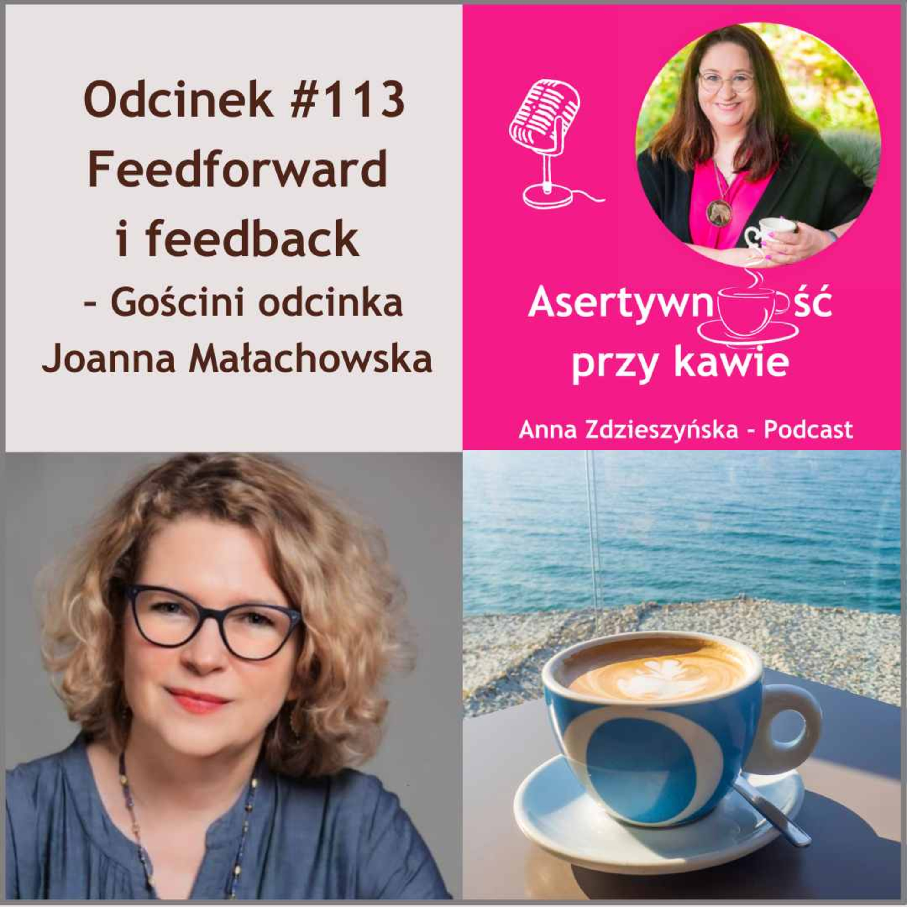 #113 Feedforward i feedback – Gościni odcinka Joanna Małachowska episode artwork
