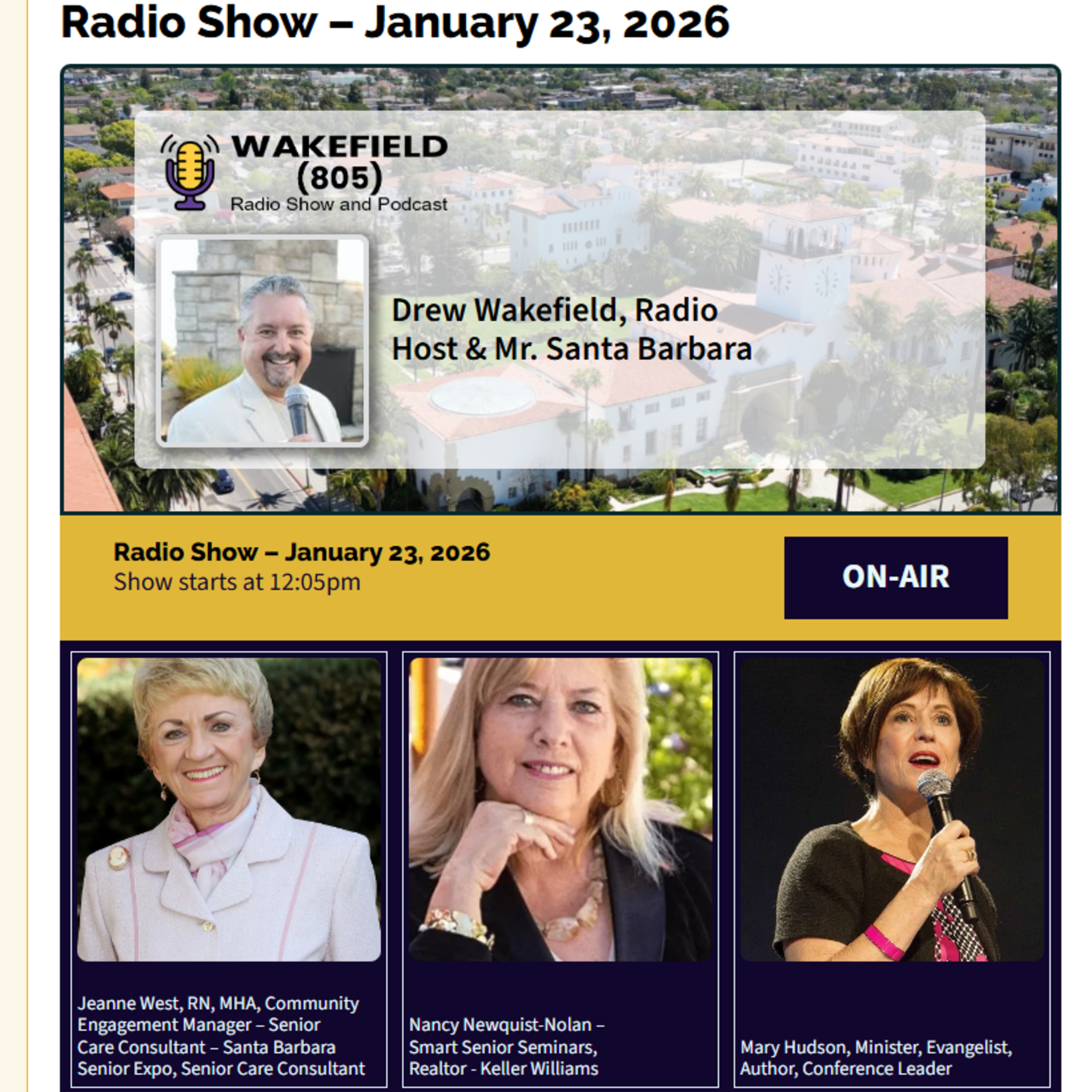 Radio Show – January 23, 2026 episode artwork