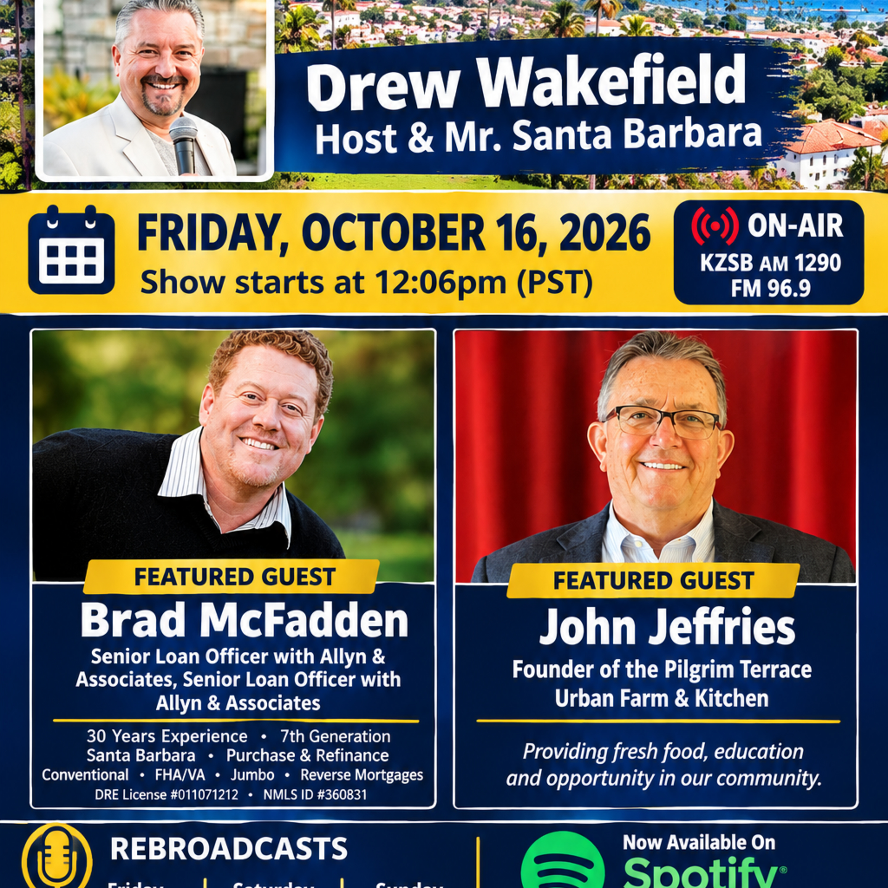 Wakefield 805 Radio/Podcast Show – October 16, 2026 episode artwork