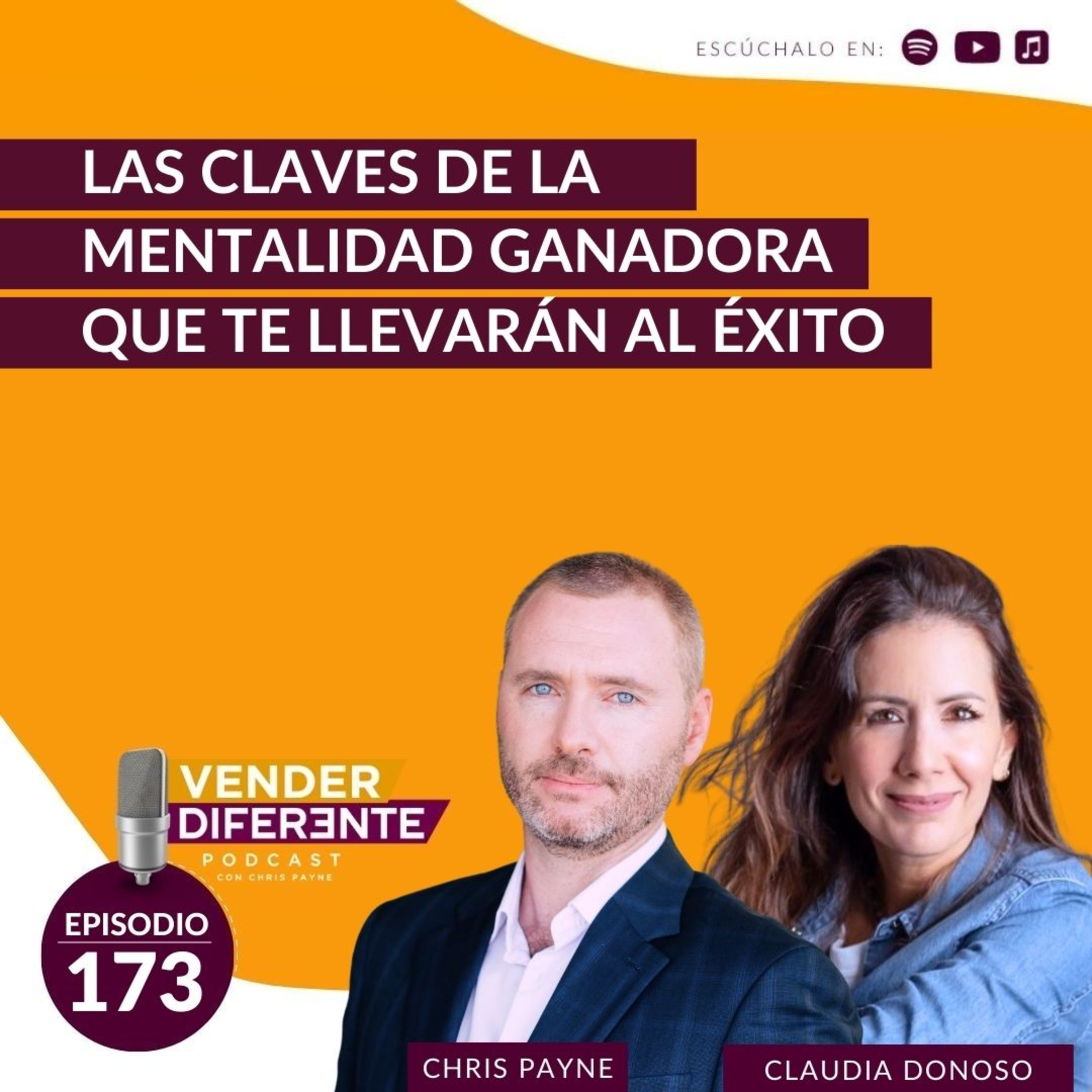 Las claves de la mentalidad ganadora que te llevarán al éxito con Claudia Donoso (episodio 173) episode artwork