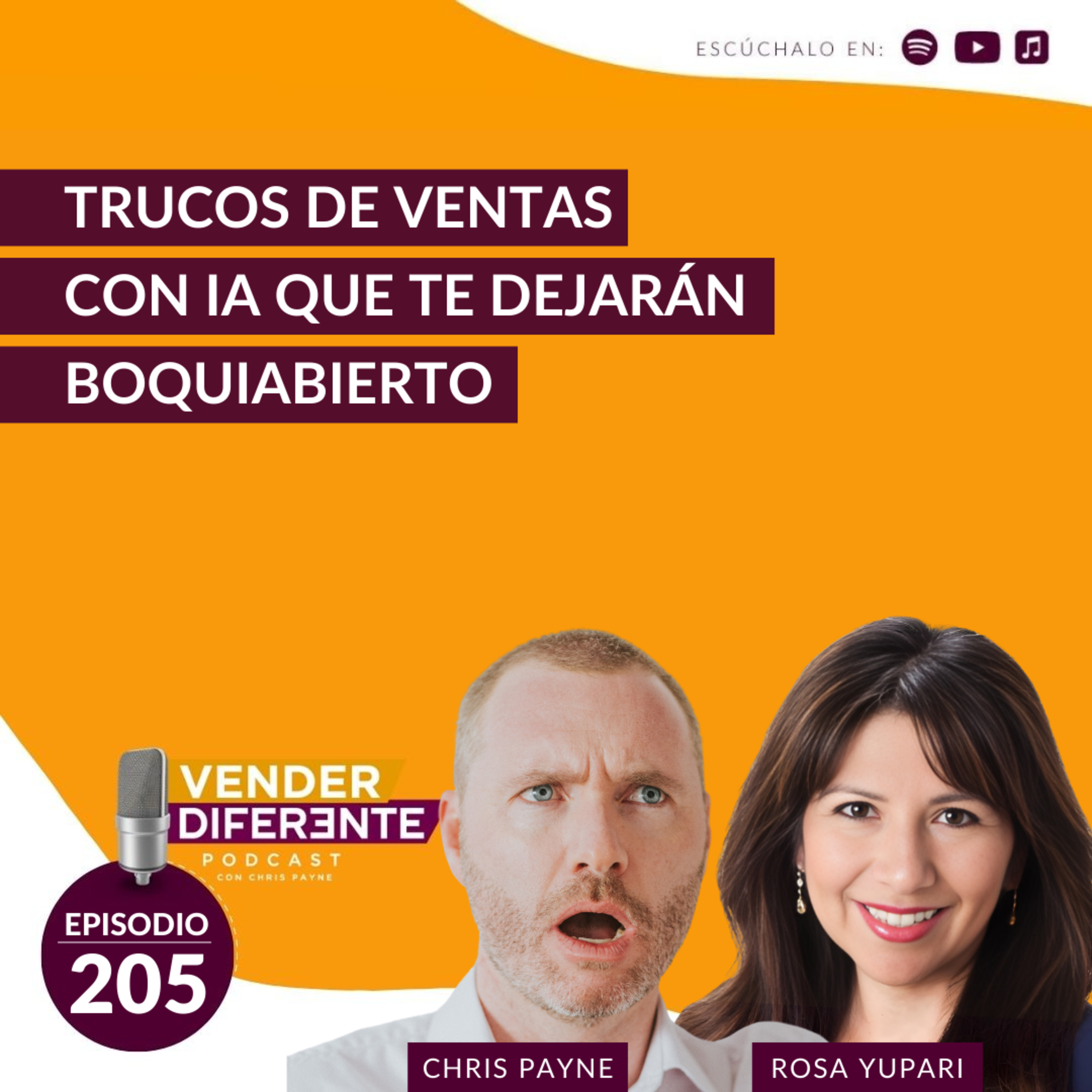 Trucos de ventas con IA que te dejarán boquiabierto con Rosa Yupari (Episodio 205) episode artwork