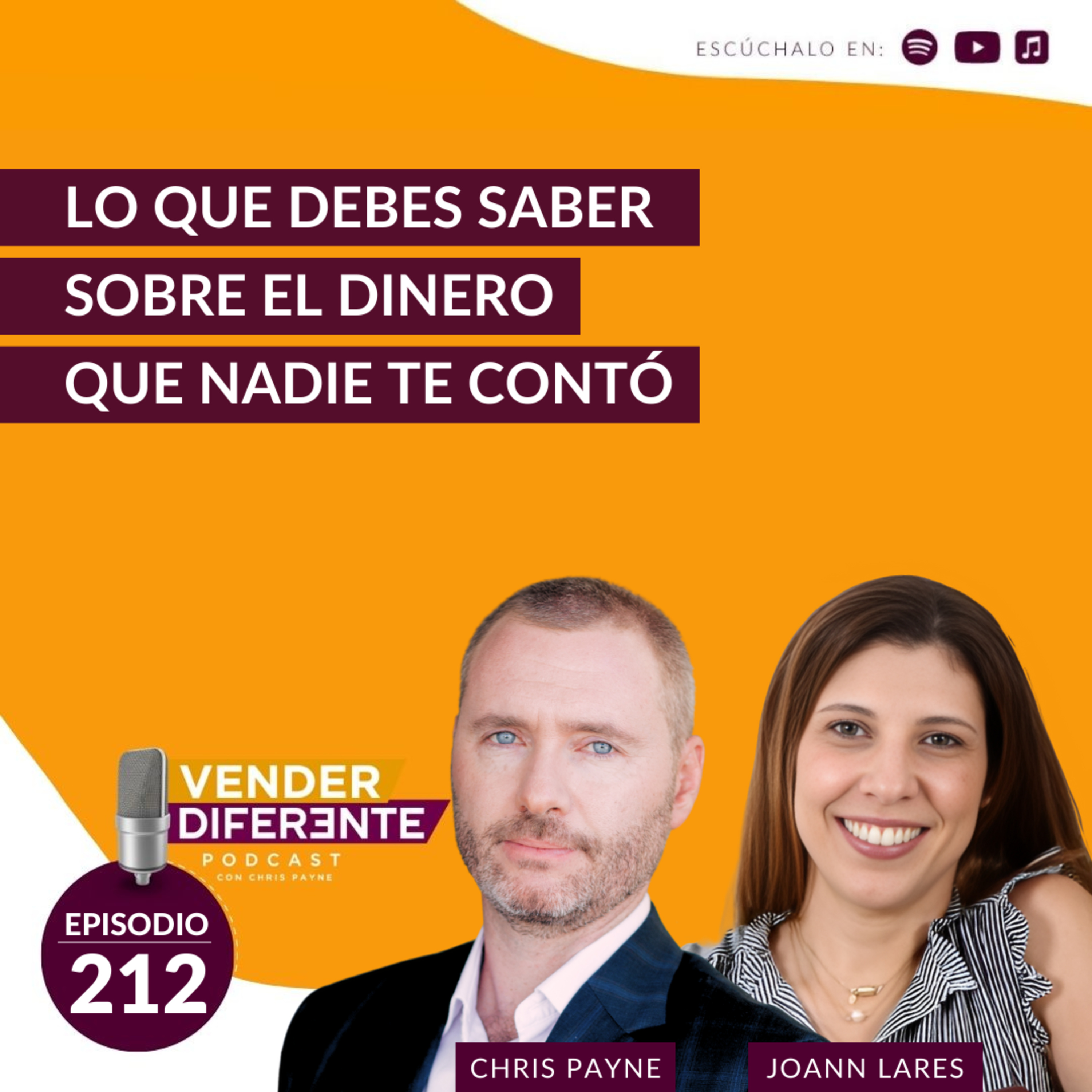 Lo que debes saber sobre el dinero que nadie te contó con Joann Lares Anchor (Episodio 212) episode artwork