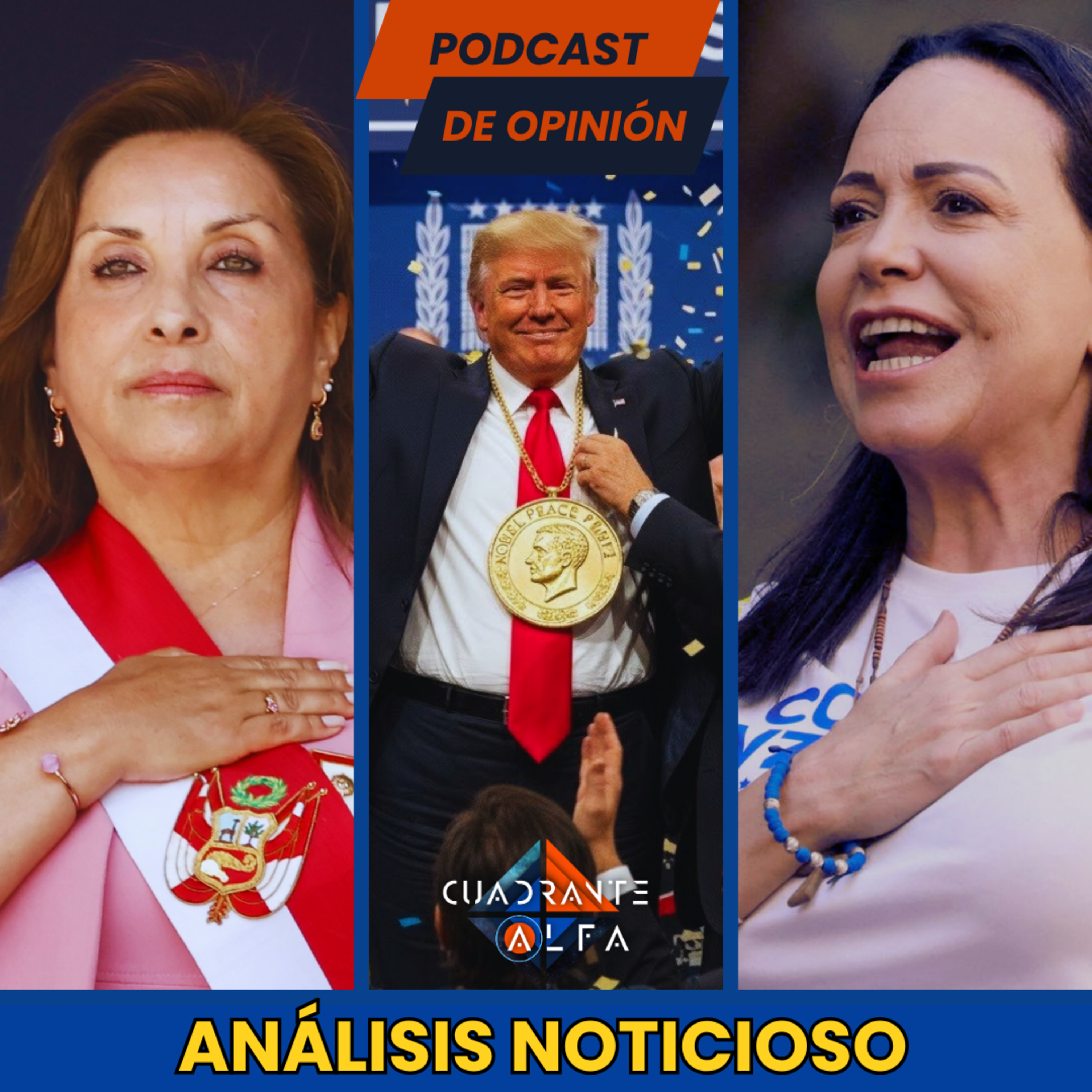 Ciao Dina, Hola María Corina y La Paz de Trump Según Nuestros Tiempos episode artwork
