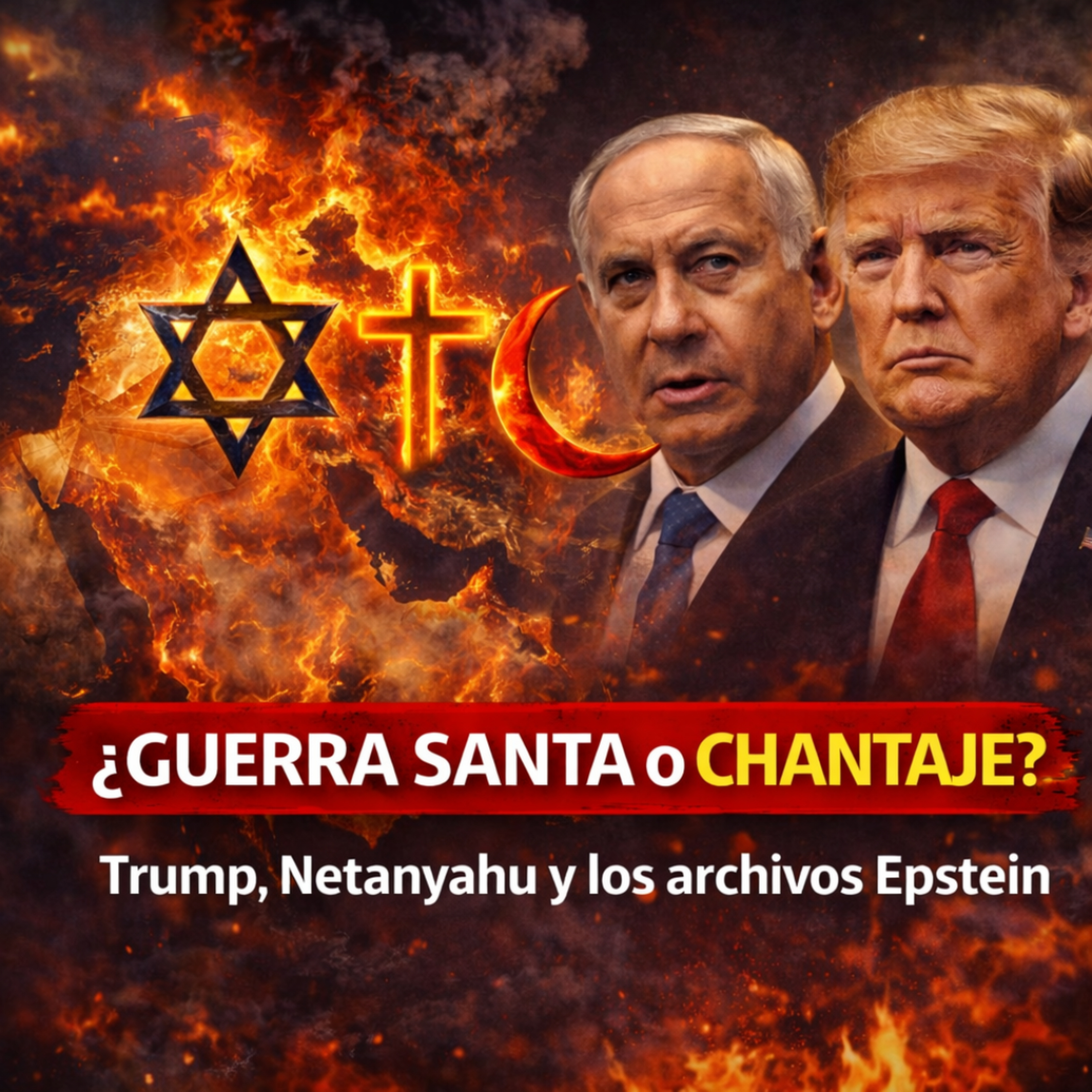 La Guerra que Netanyahu le Vendió a Trump: Cómo el Caso Epstein Incendió Medio Oriente episode artwork