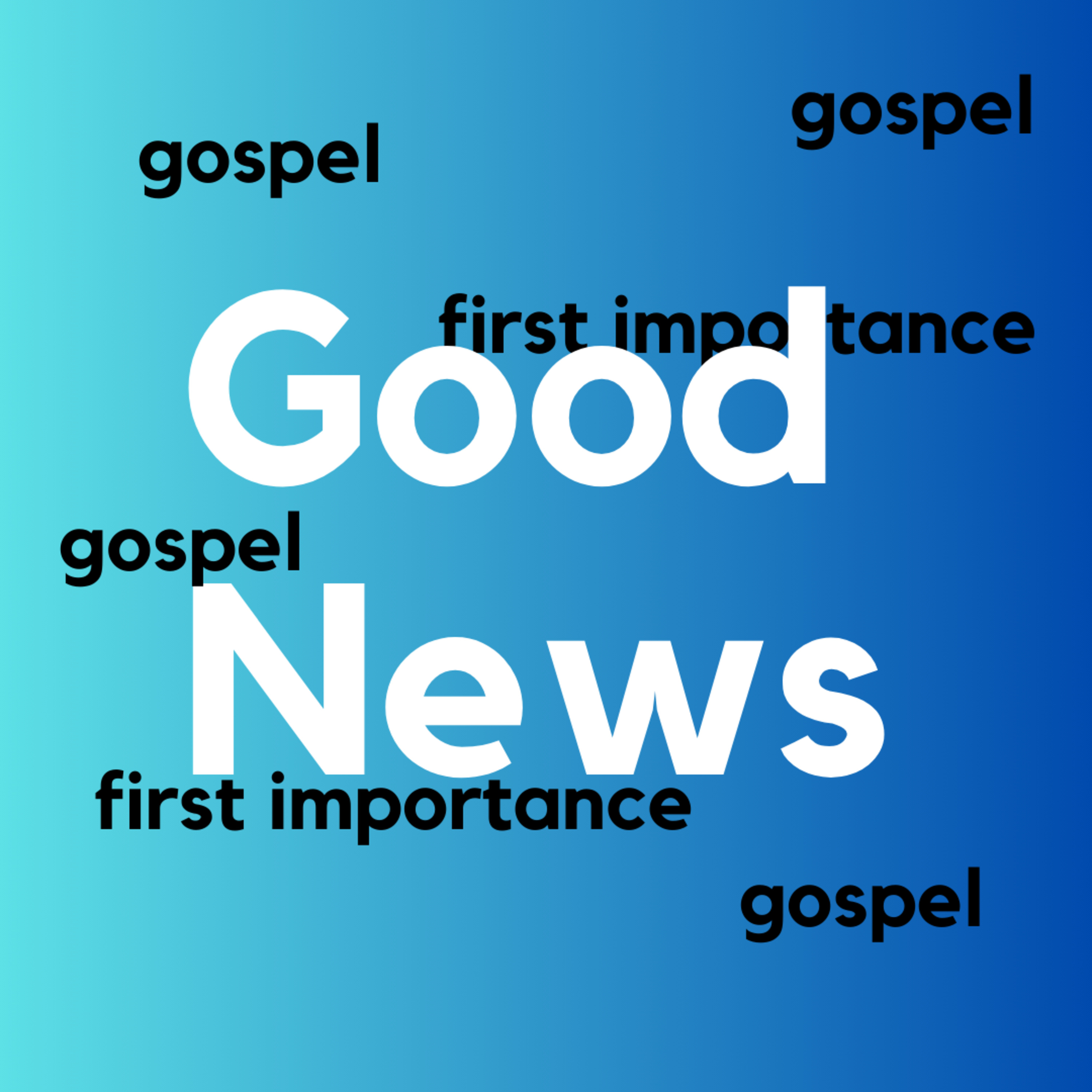 Good News (Of First Importance) 1 Corinthians 15:1-4 (Richard McConnell) episode artwork