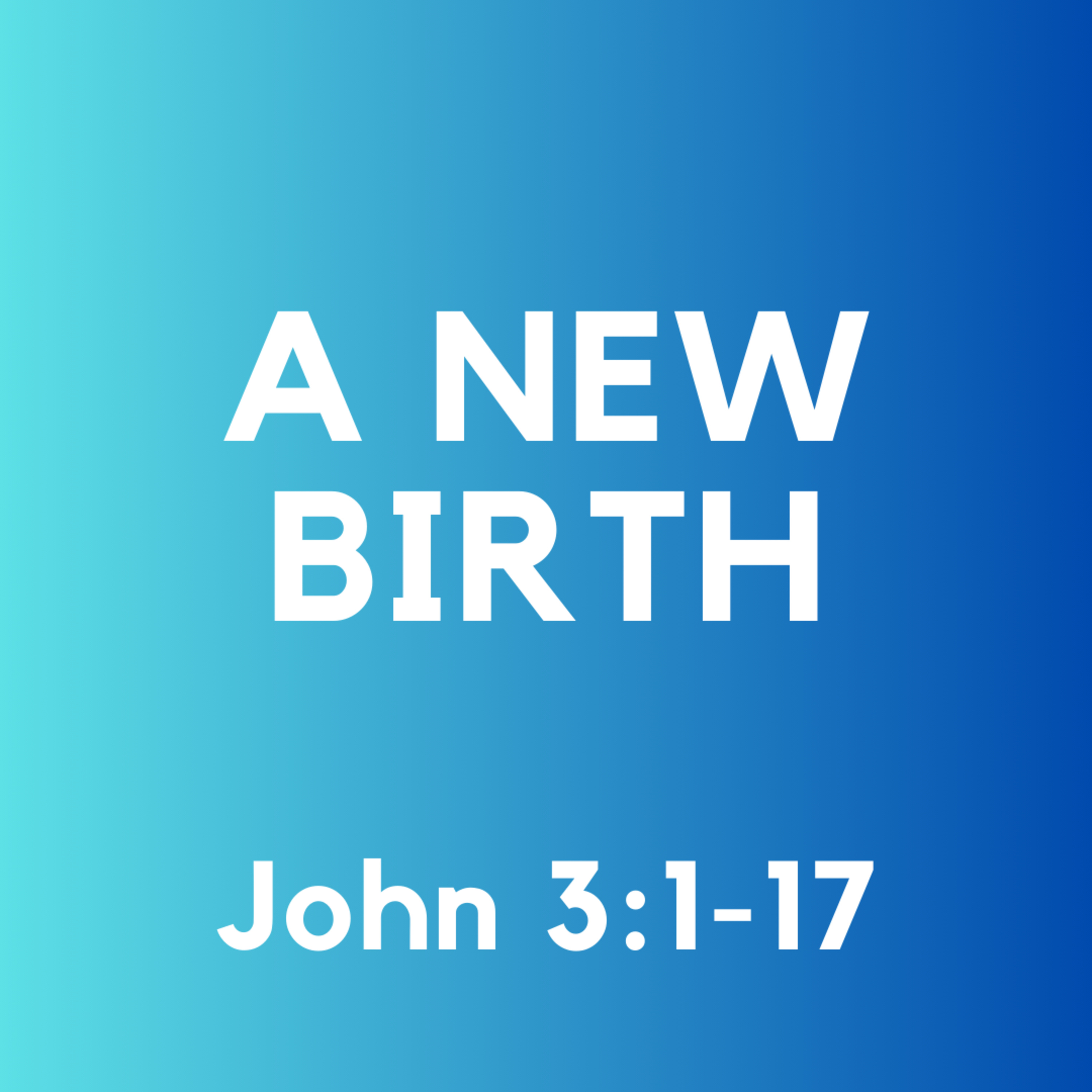 A New Birth | John 3:1-17 | Richard McConnell episode artwork