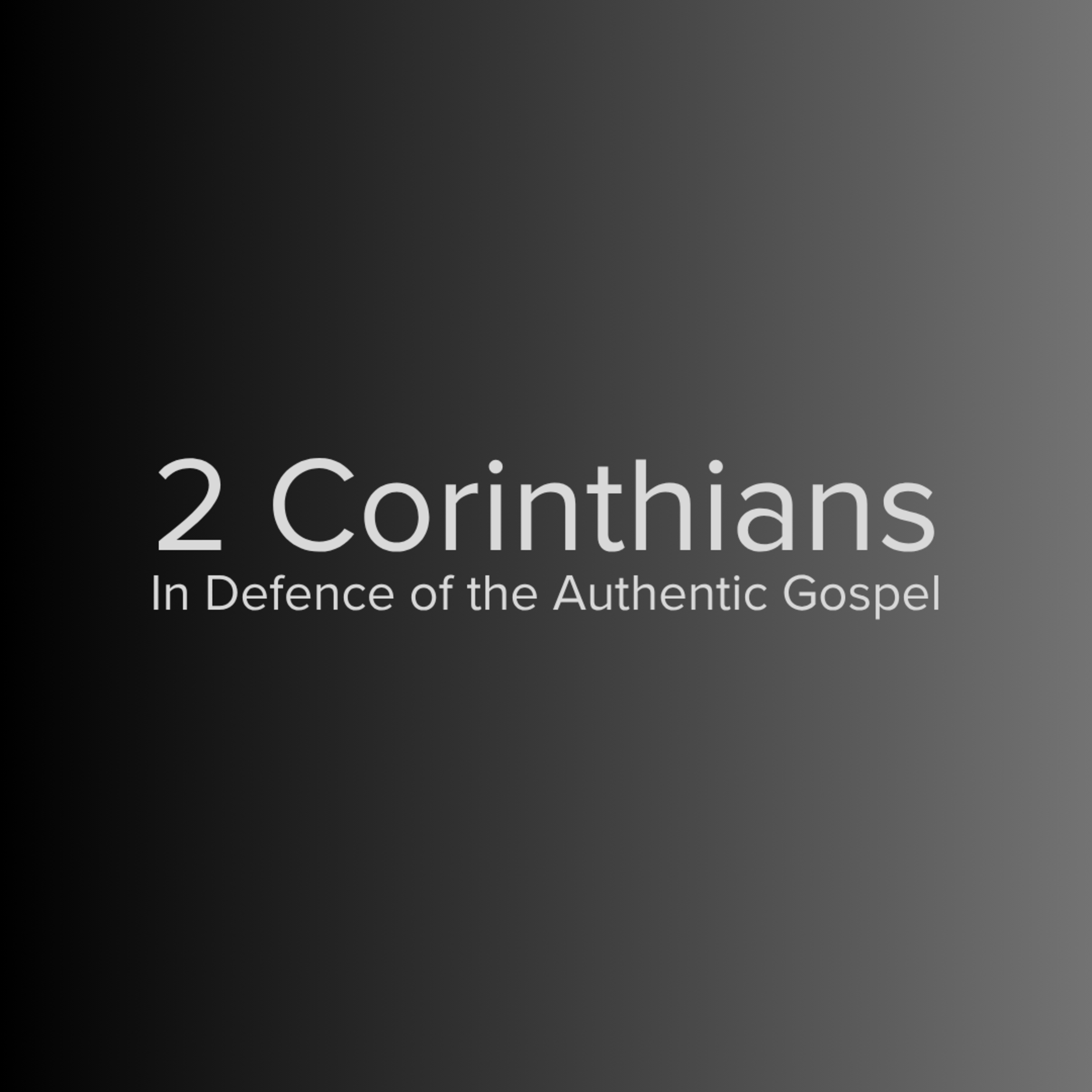 Recognise the Authentic Gospel Minister, Minister the Authentic Gospel! | 2 Corinthians 2:14-3:6 | Richard McConnell episode artwork