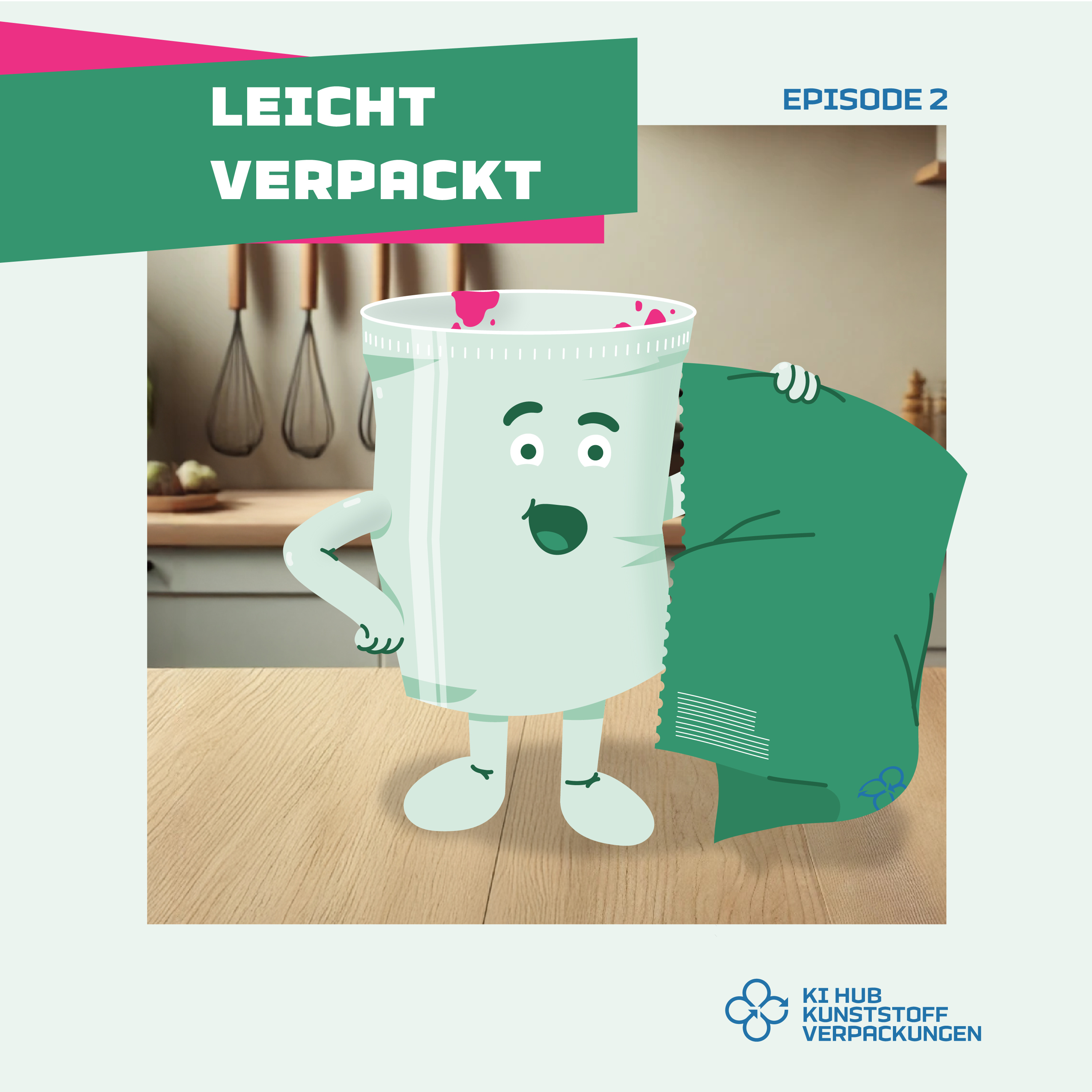 leicht verpackt - der Podcast über Kunststoffverpackungs-Recycling mit Künstlicher Intelligenz