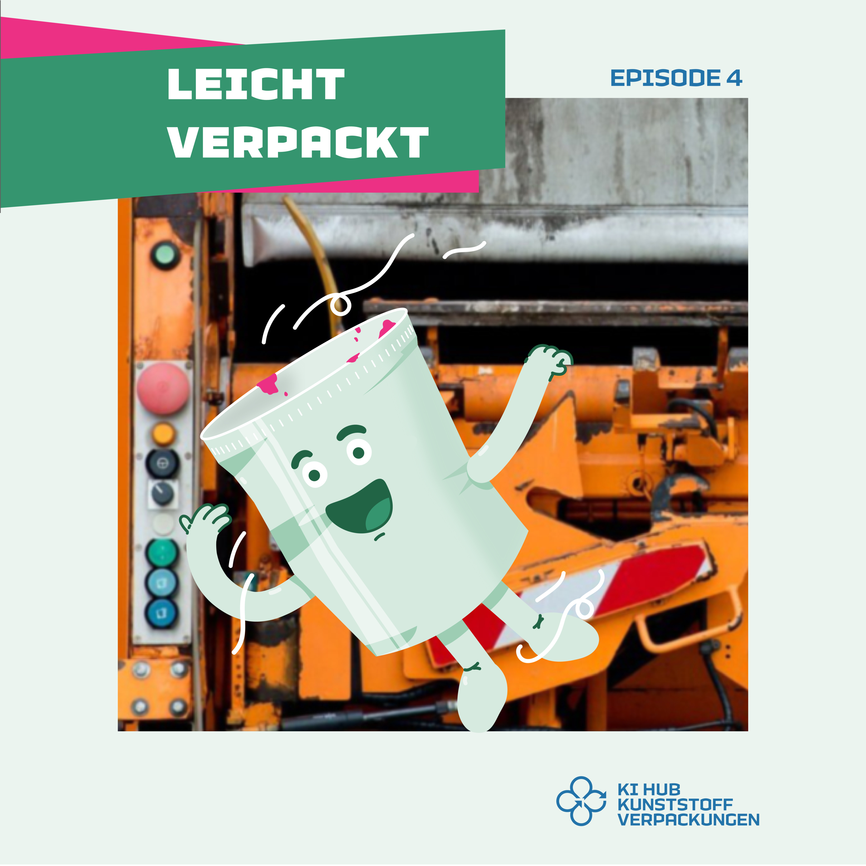 leicht verpackt - der Podcast über Kunststoffverpackungs-Recycling mit Künstlicher Intelligenz