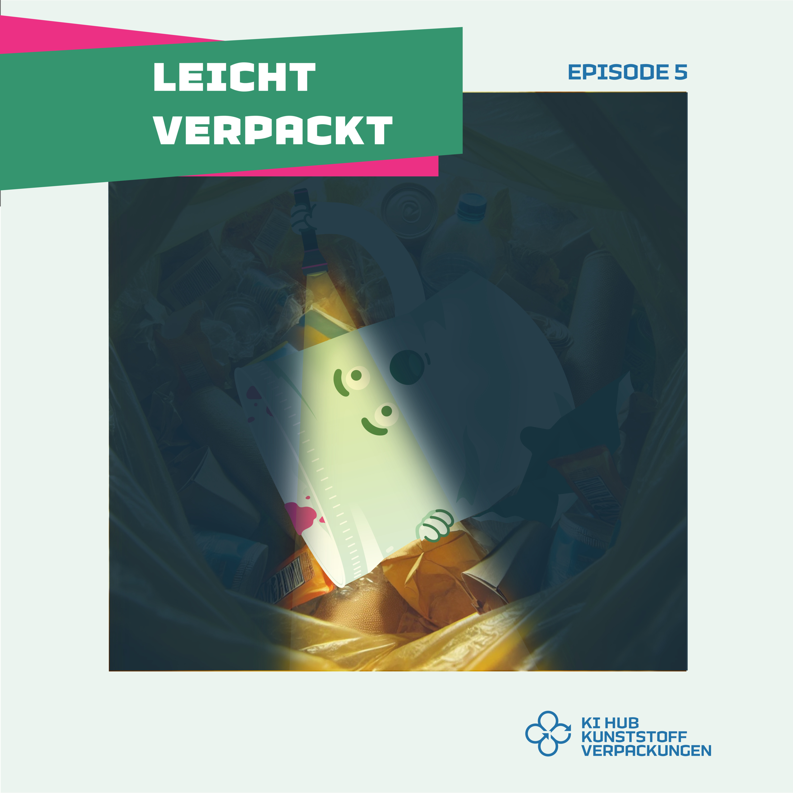 leicht verpackt - der Podcast über Kunststoffverpackungs-Recycling mit Künstlicher Intelligenz