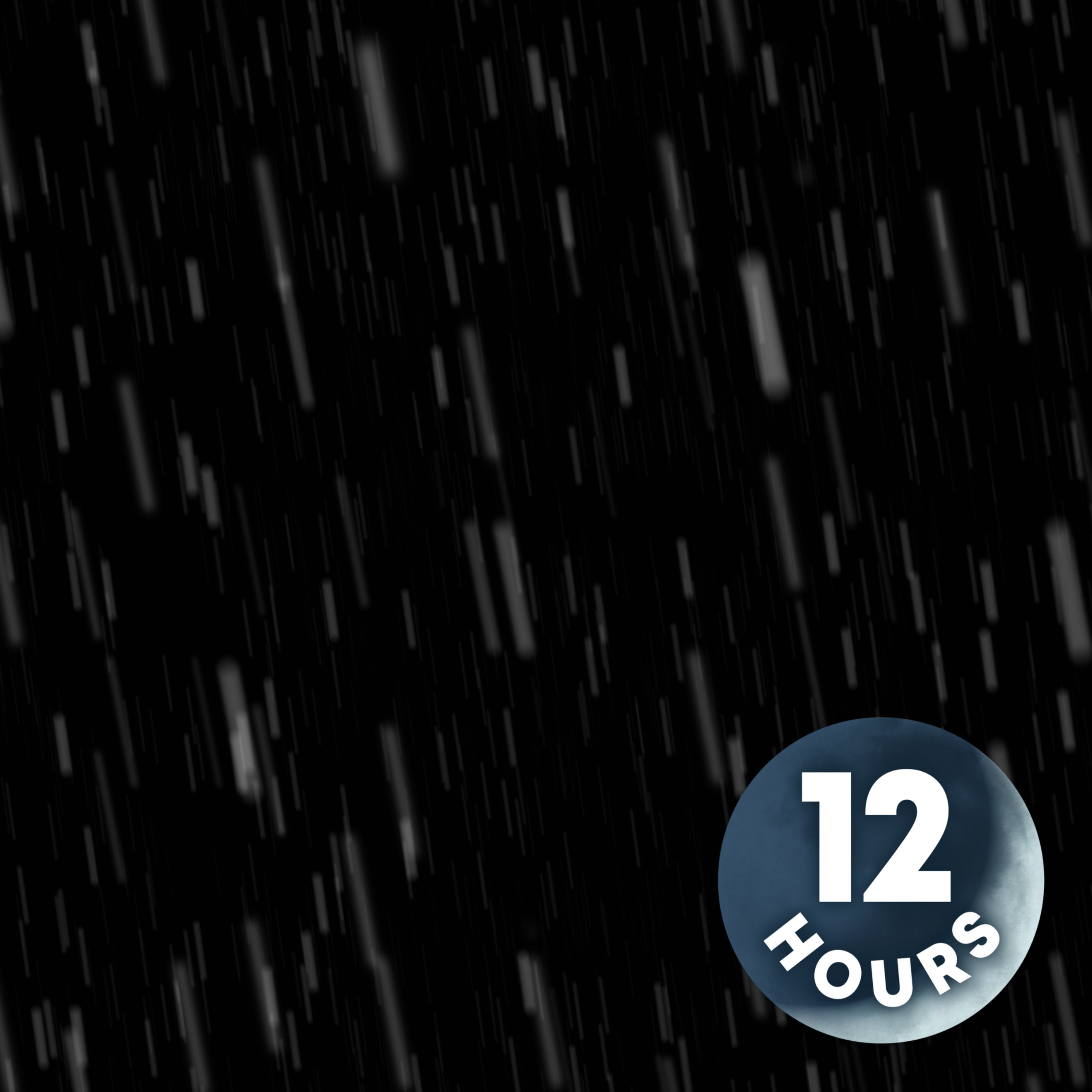 White Noise Rain Sounds for Sleeping & Relaxing 12 Hours