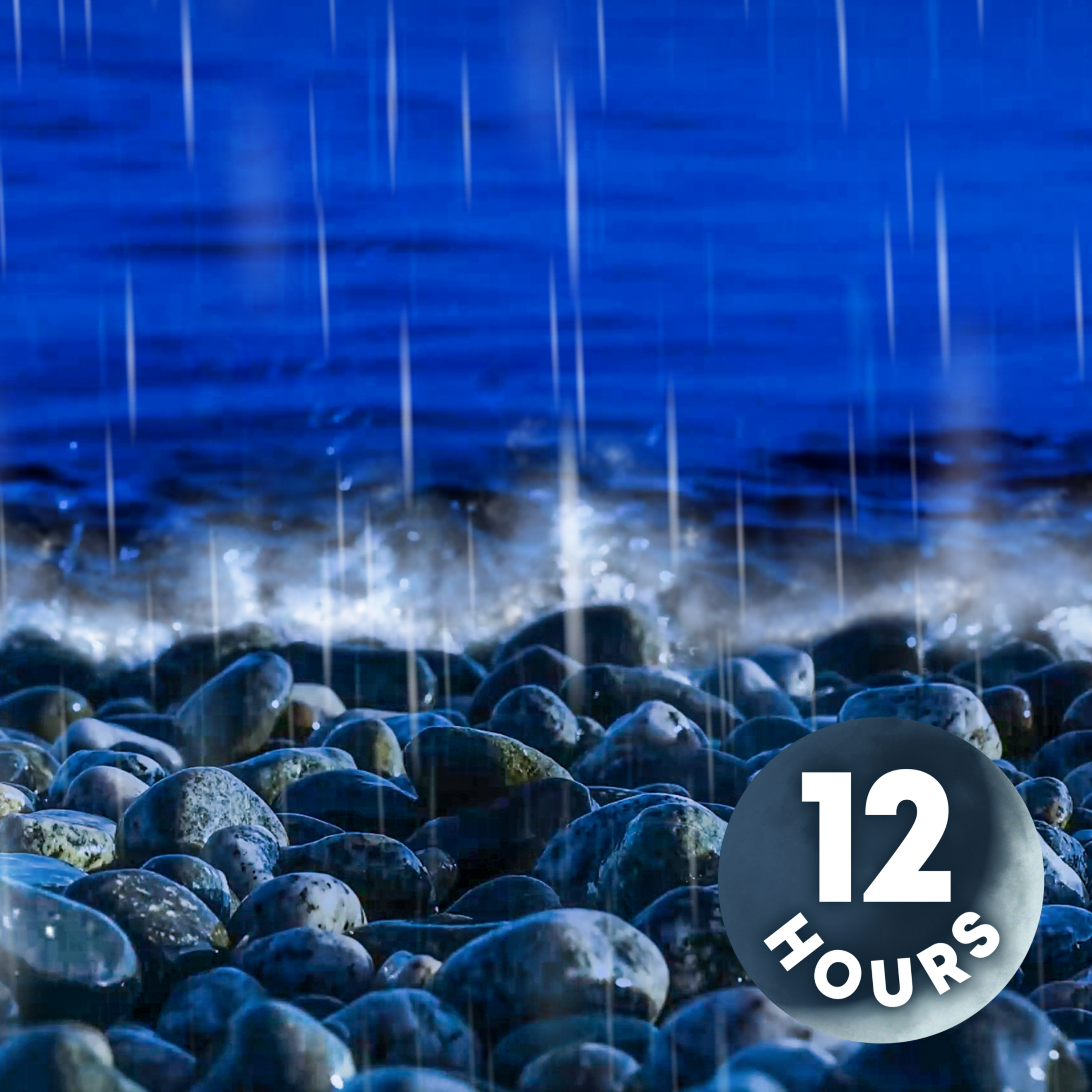 Relaxing Rainstorm and Lapping Waves Soothes You To Sleep