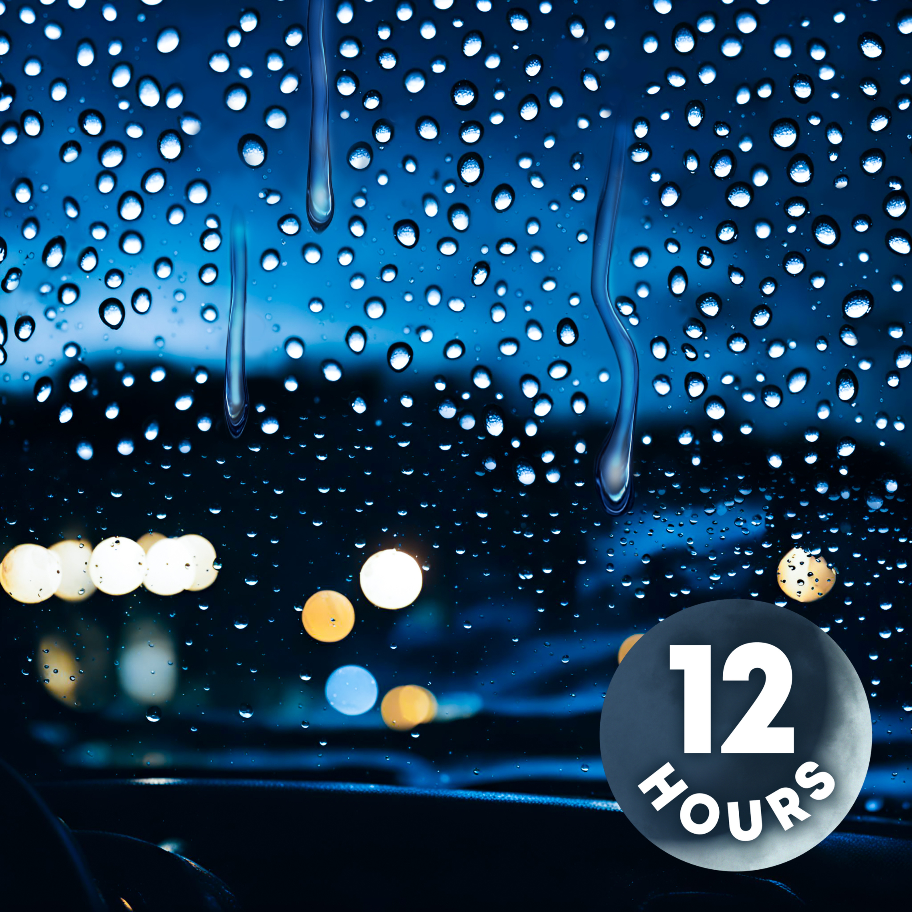 Sleep to Super Heavy Rain on Windshield 12 Hours