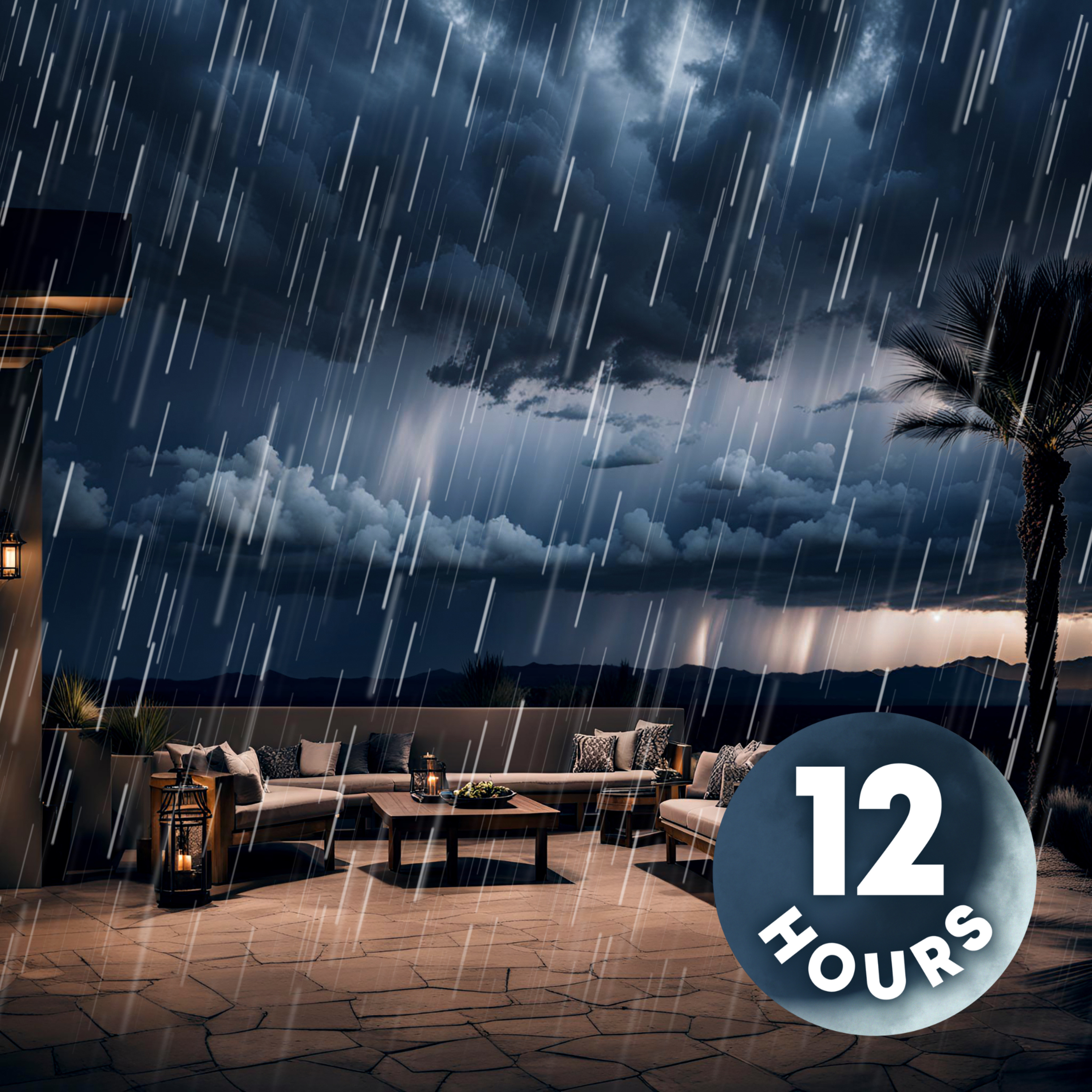 Midnight Thunderstorm Sounds to Soothe Your Tired Mind!