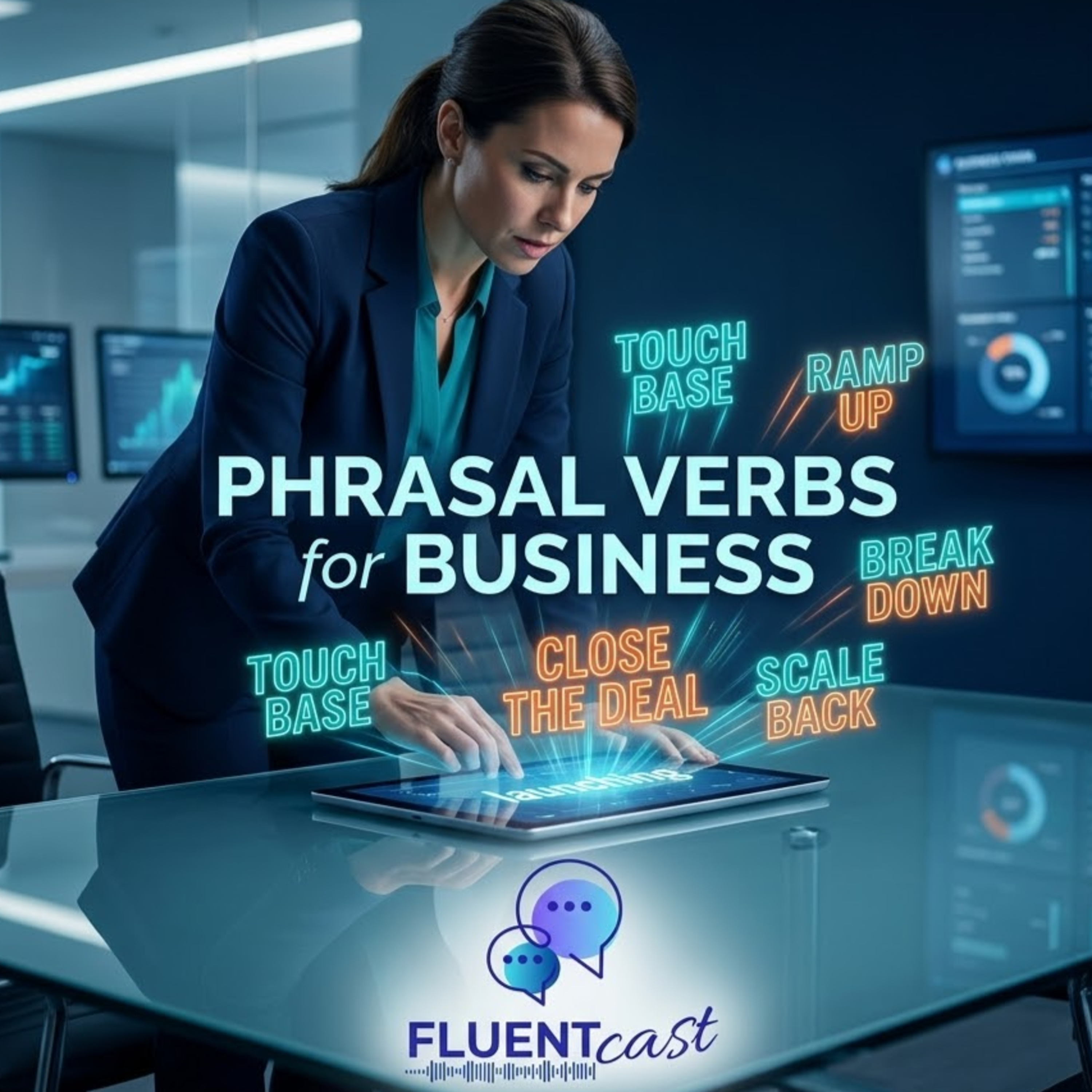 What are the 7 most common phrasal verbs for business English?