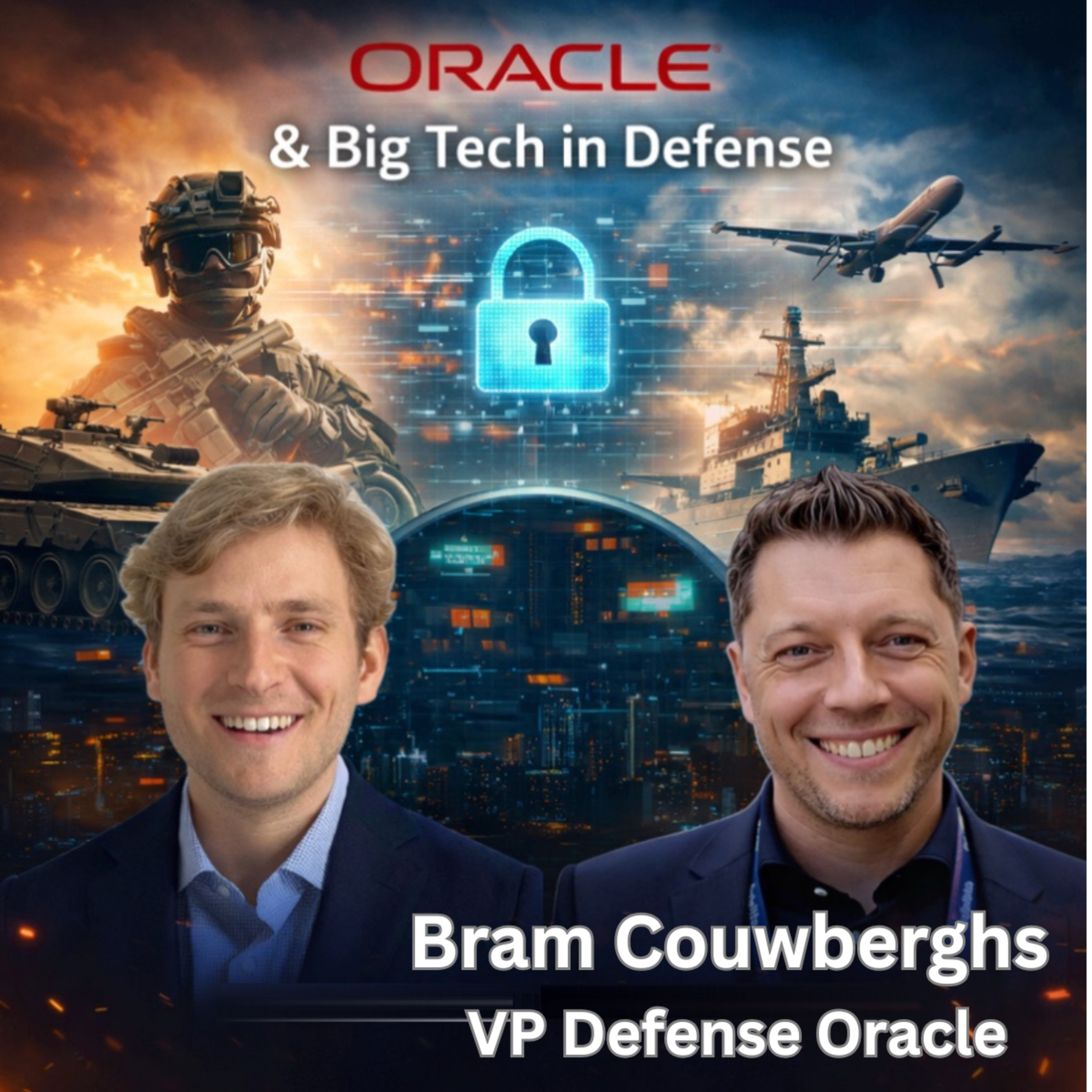 #18/3 Geopolitiek & Big Tech: Bram Couwberghs - VP Defense Oracle episode artwork