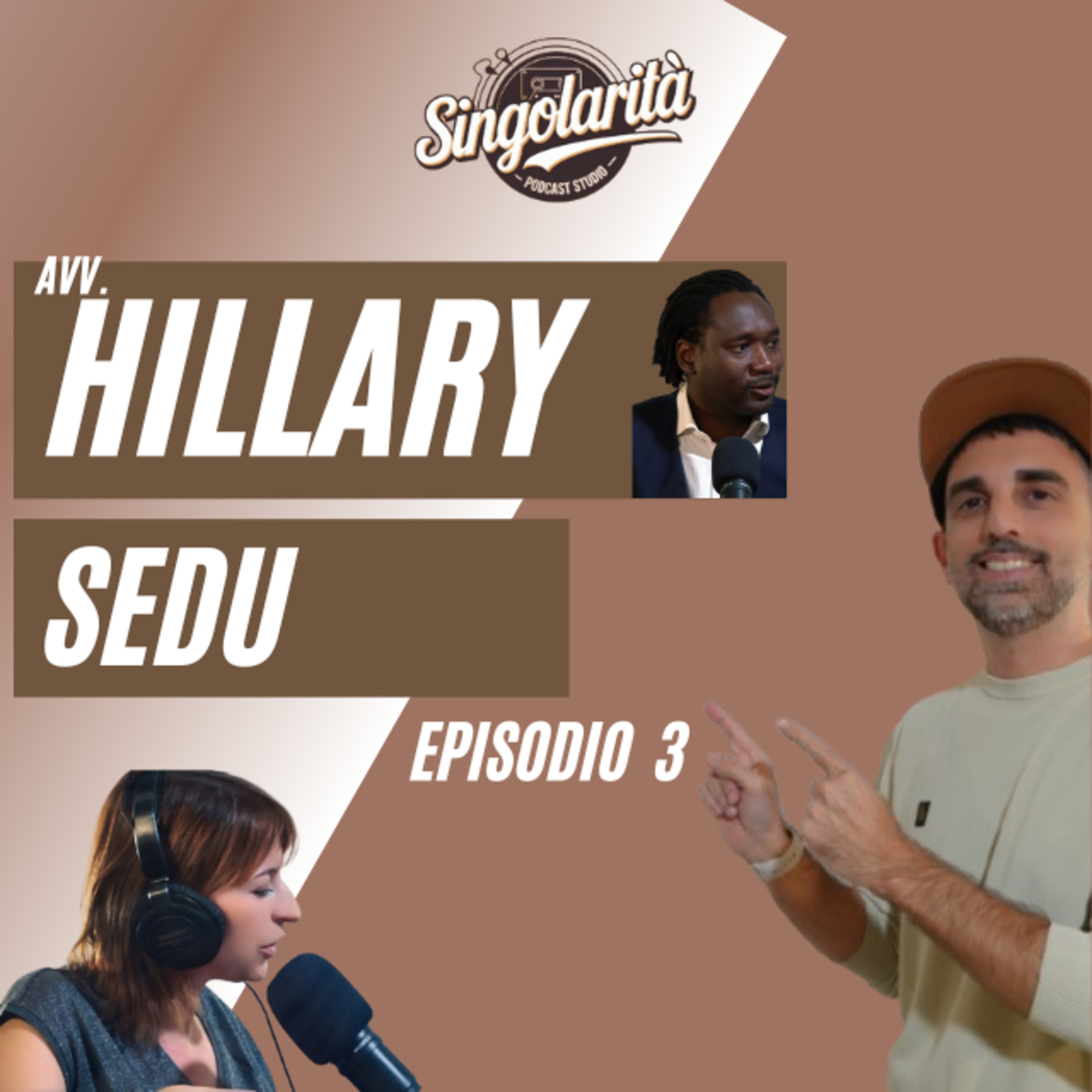 Hilarry Sedu: Dall’arrivo in Italia al Foro – Storia, Immigrazione e Cittadinanza. - Singolarità Ep.3 episode artwork