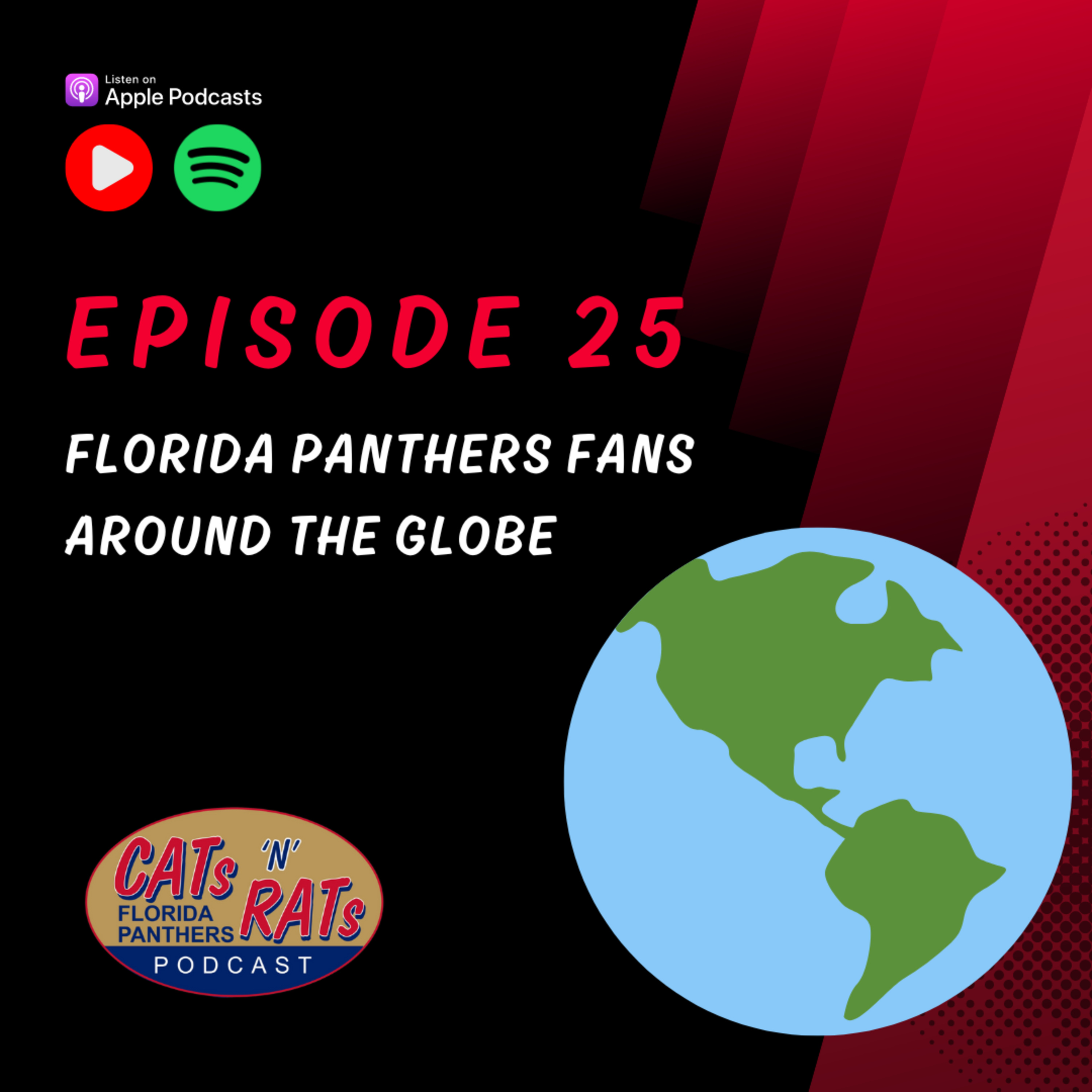 Cats N Rats Episode 25 — Florida Panthers Fans Around The Globe episode artwork