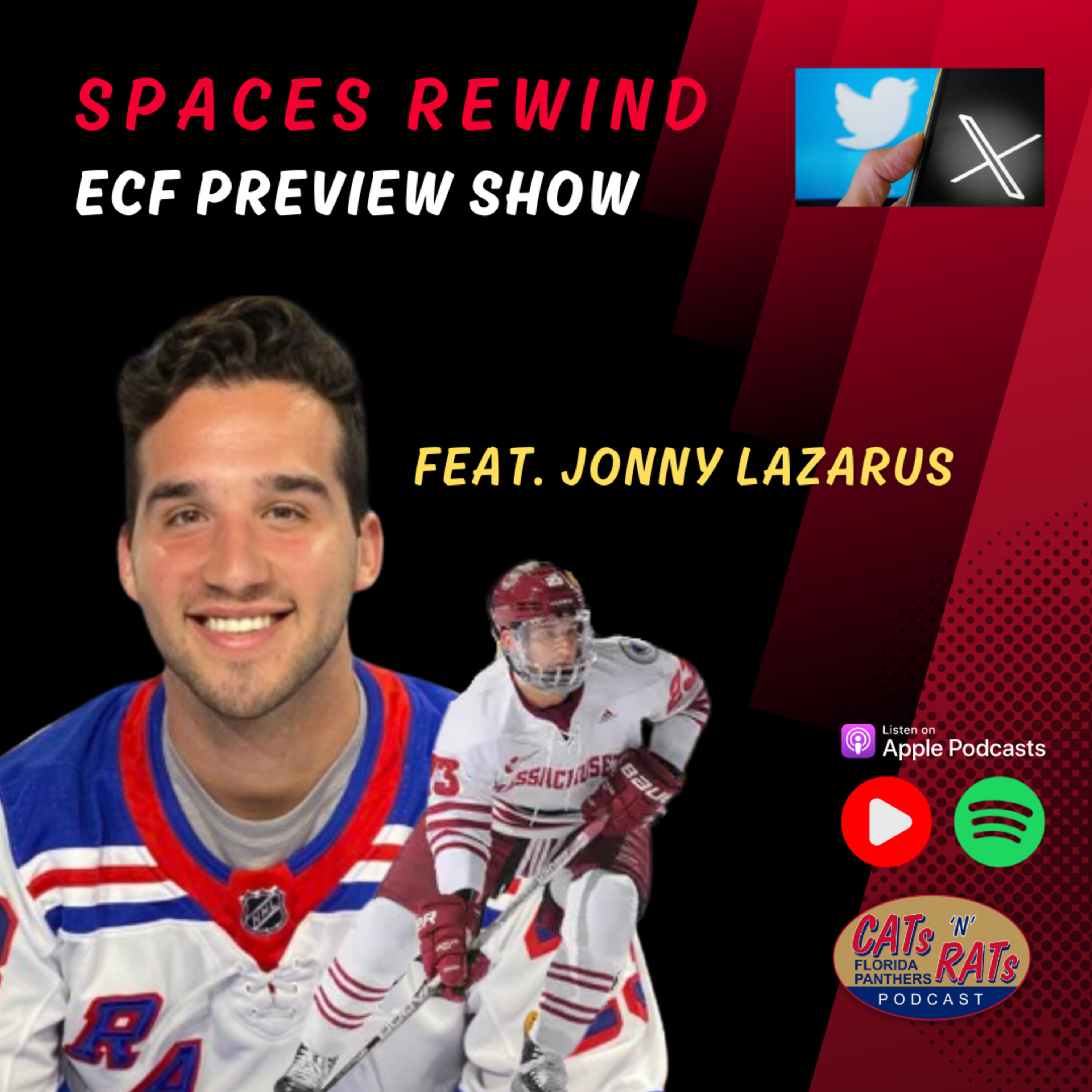 SPACES REWIND — Panthers 🐆 VS Rangers 🗽 ECF Preview Show w/ Jonny Lazarus episode artwork