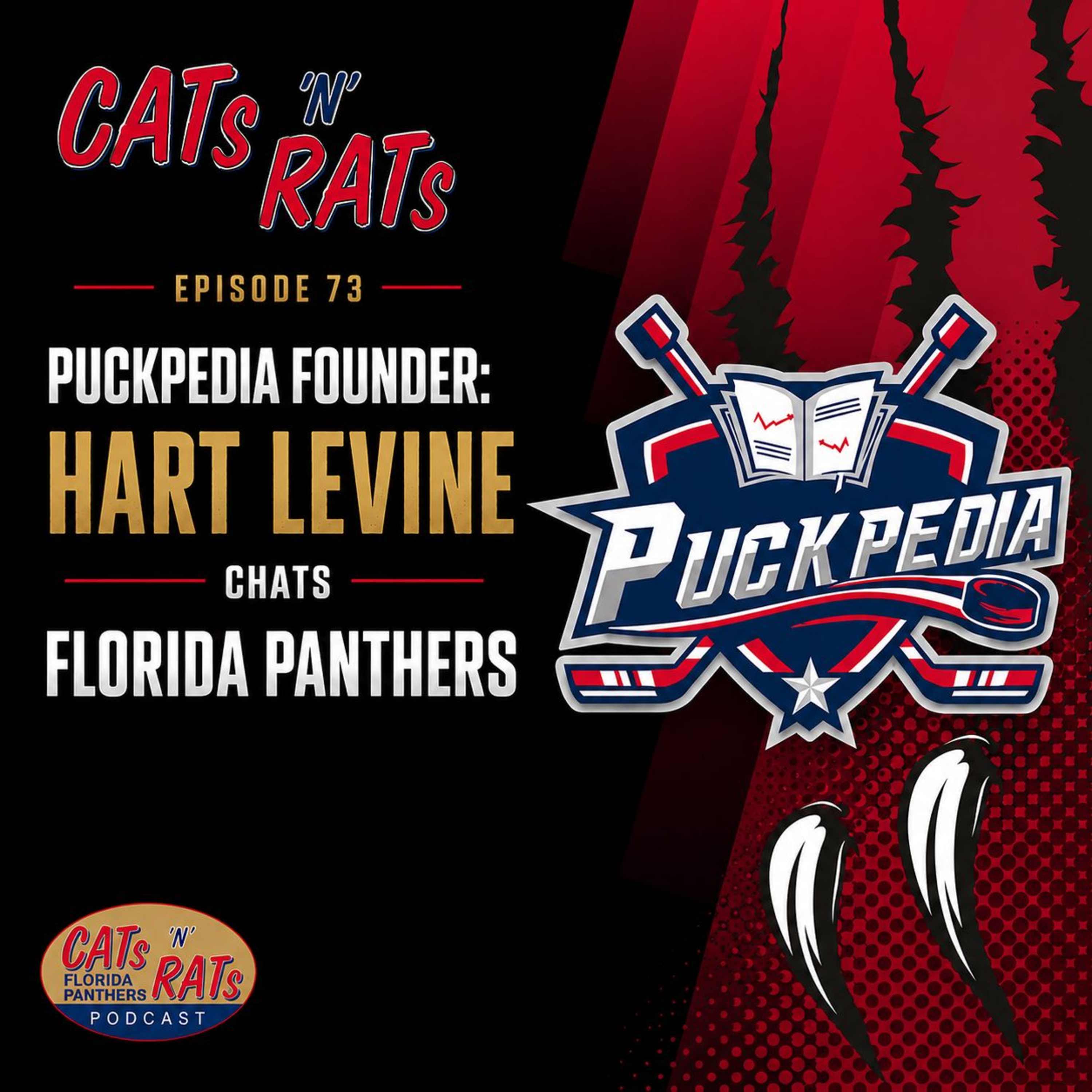Cats N Rats Episode 73 — PuckPedia Founder Hart Levine Chats Florida Panthers episode artwork