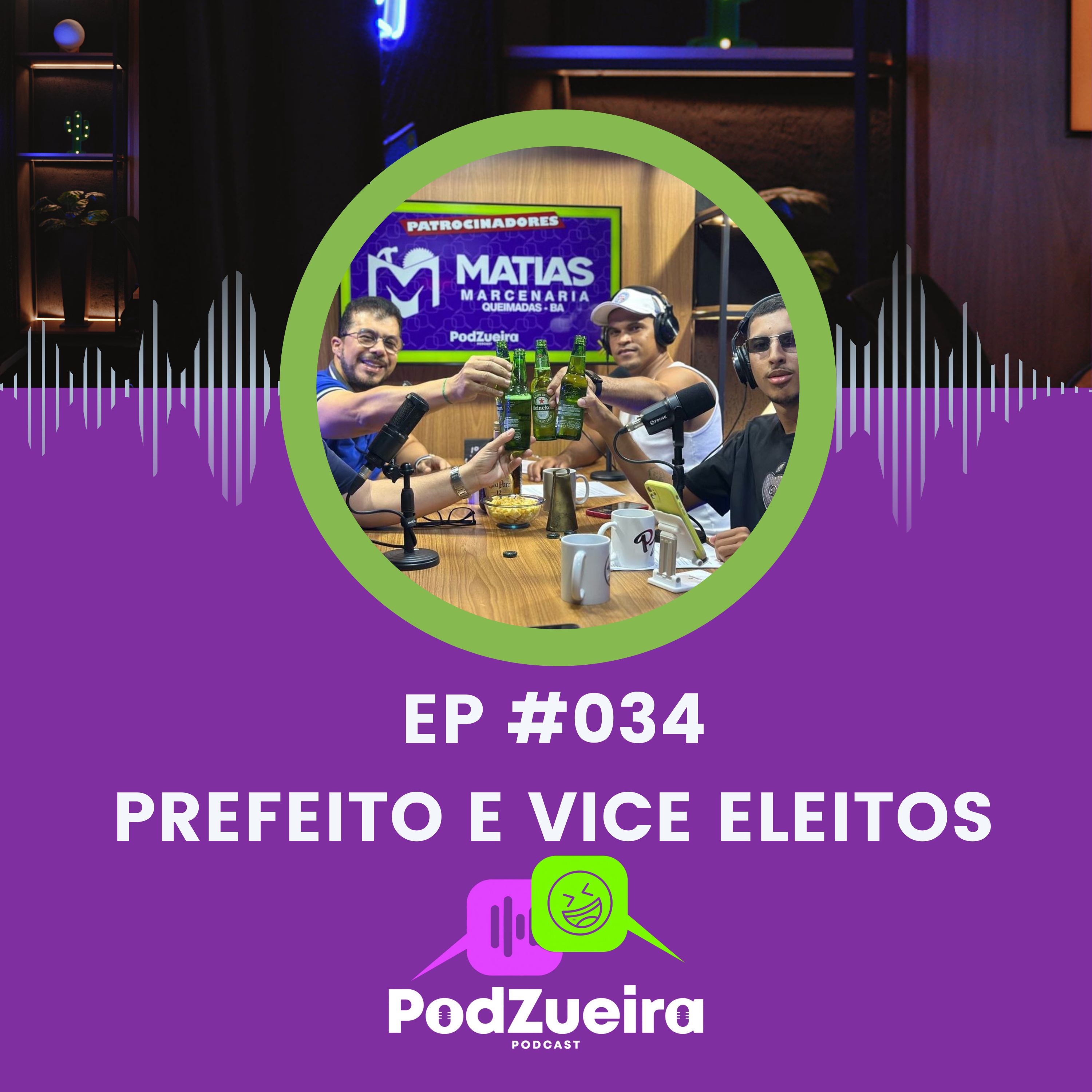 Pós-vitória nas Eleições de Queimadas: Ricardo e André de Edvaldo no PodZueira episode artwork
