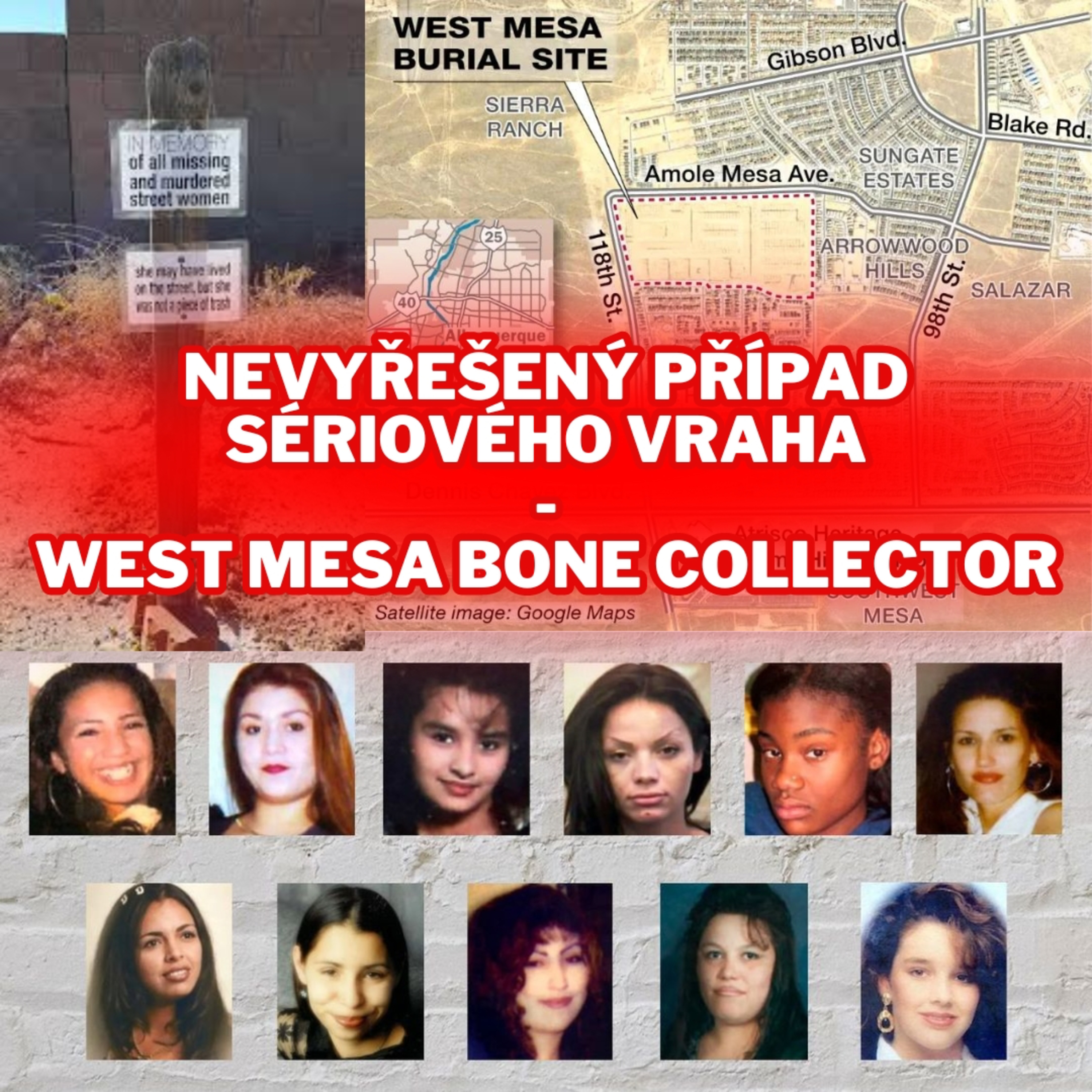 NEVYŘEŠENÝ PŘÍPAD SÉRIOVÉHO VRAHA - WEST MESA BONE COLLECTOR