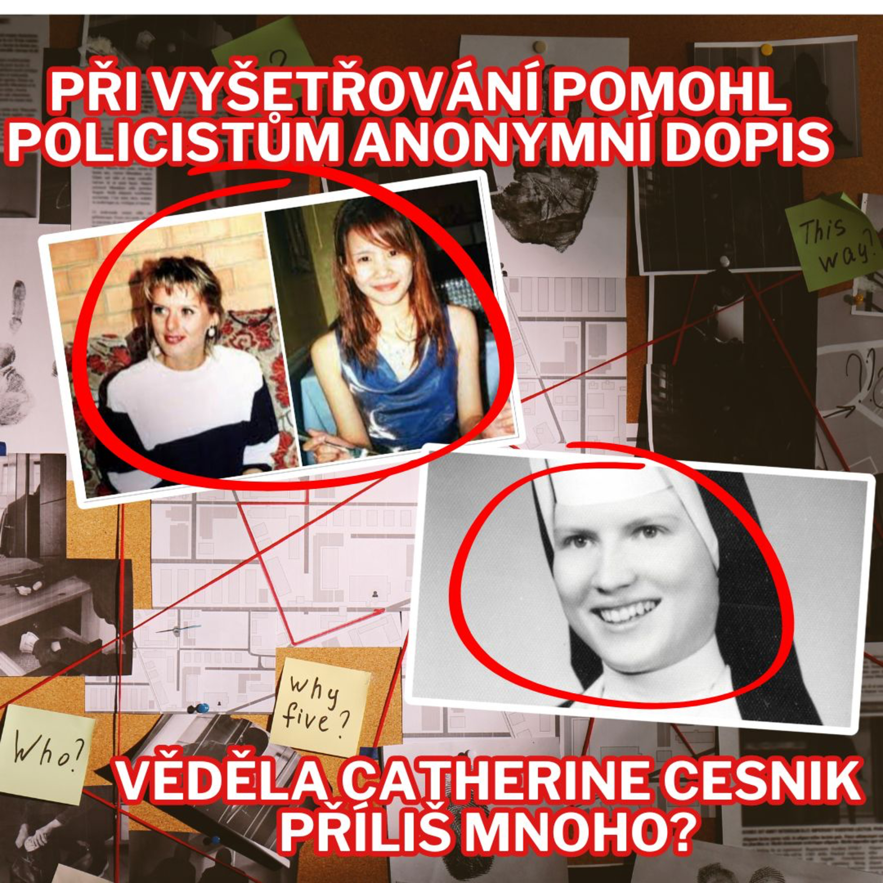 PŘI VYŠETŘOVÁNÍ POLICISTŮM POMOHL ANONYMNÍ DOPIS & VĚDĚLA CATHERINE CESNIK PŘÍLIŠ MNOHO? - TRUECRIME episode artwork
