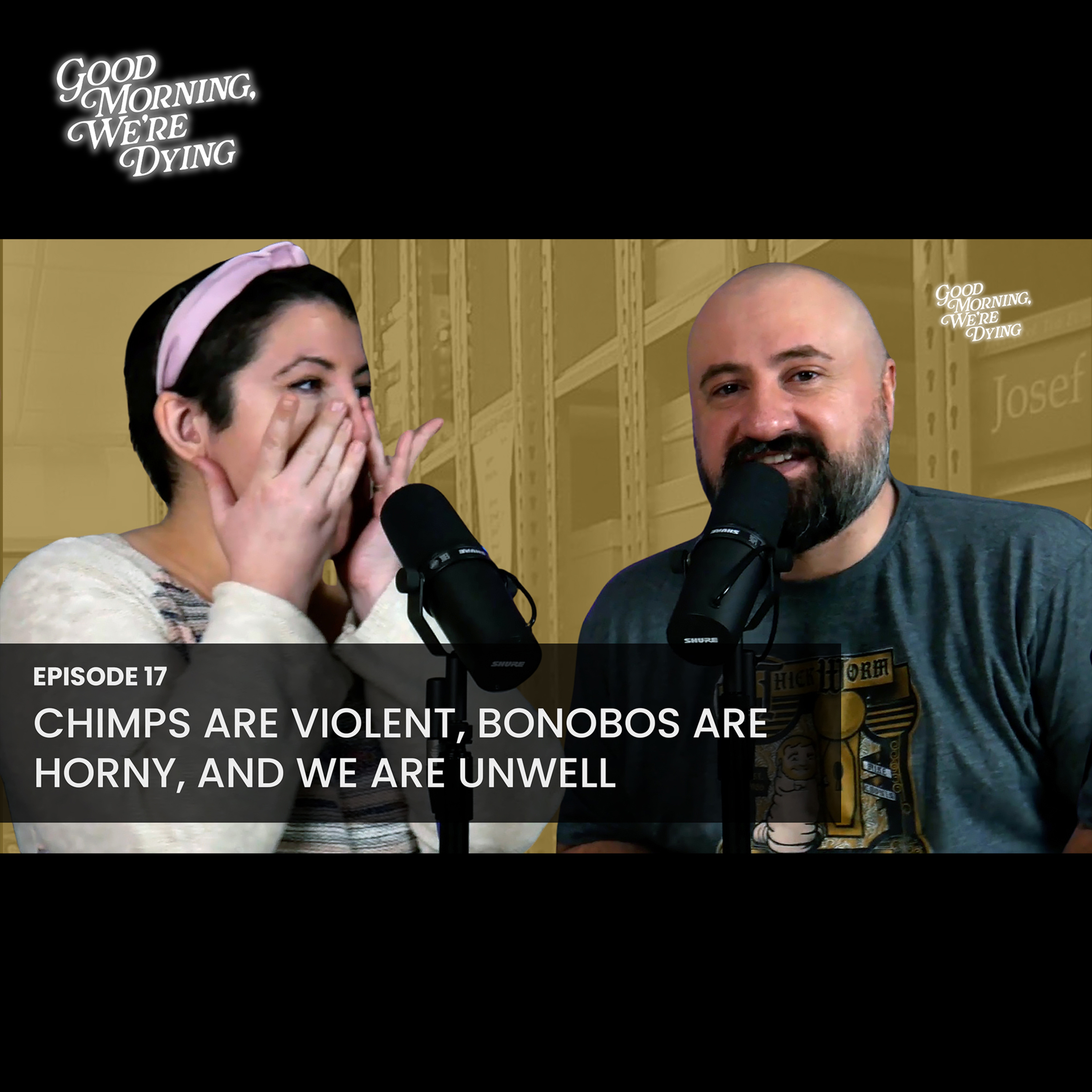 Episode 017 | Chimps Are Violent, Bonobos Are Horny, and We Are Unwell episode artwork
