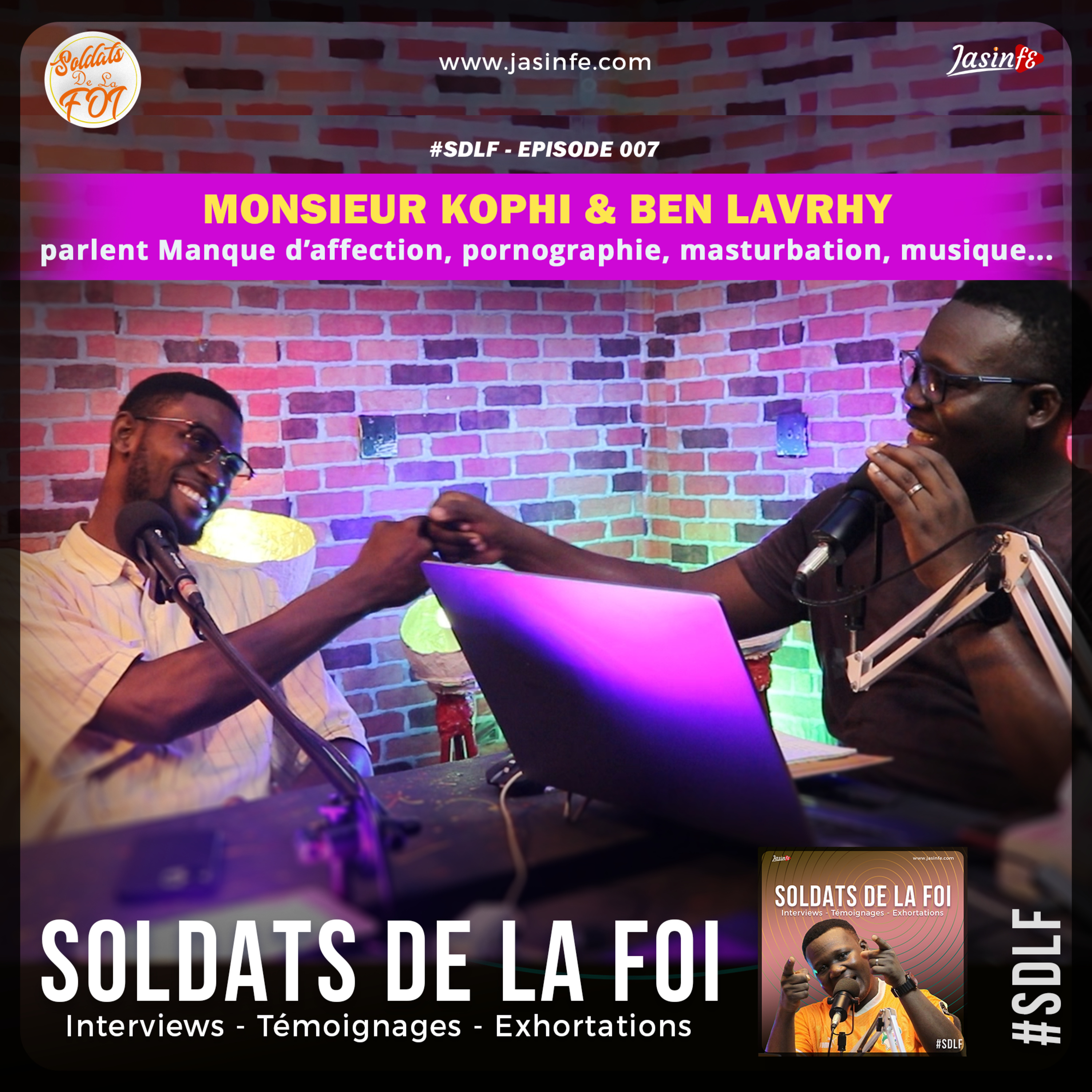 #SDLF_Ep007 - Monsieur Kophi et Ben Lavrhy parlent Manque d'affection, pornographie, masturbation, musique