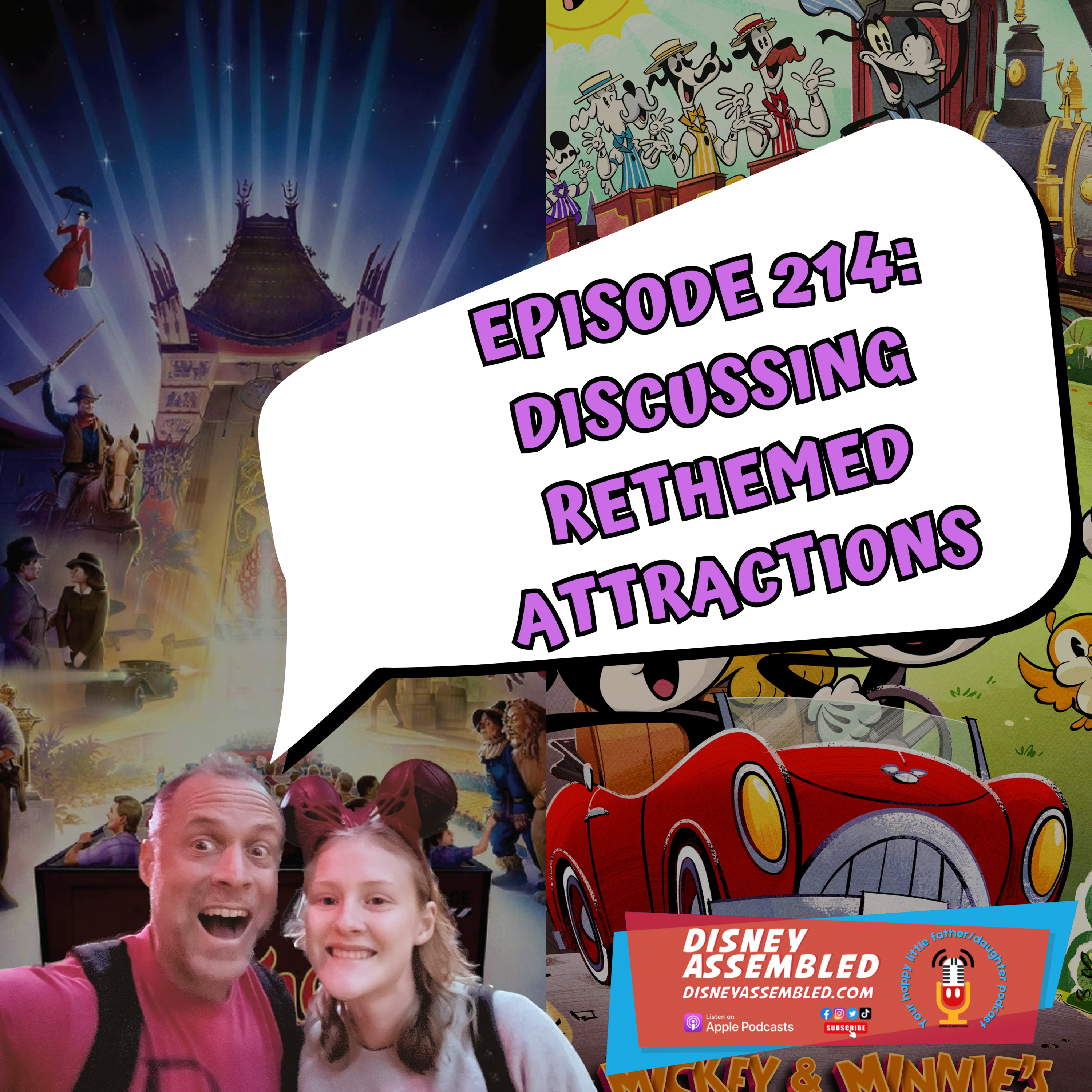 Discussing Rethemed Attractions episode artwork