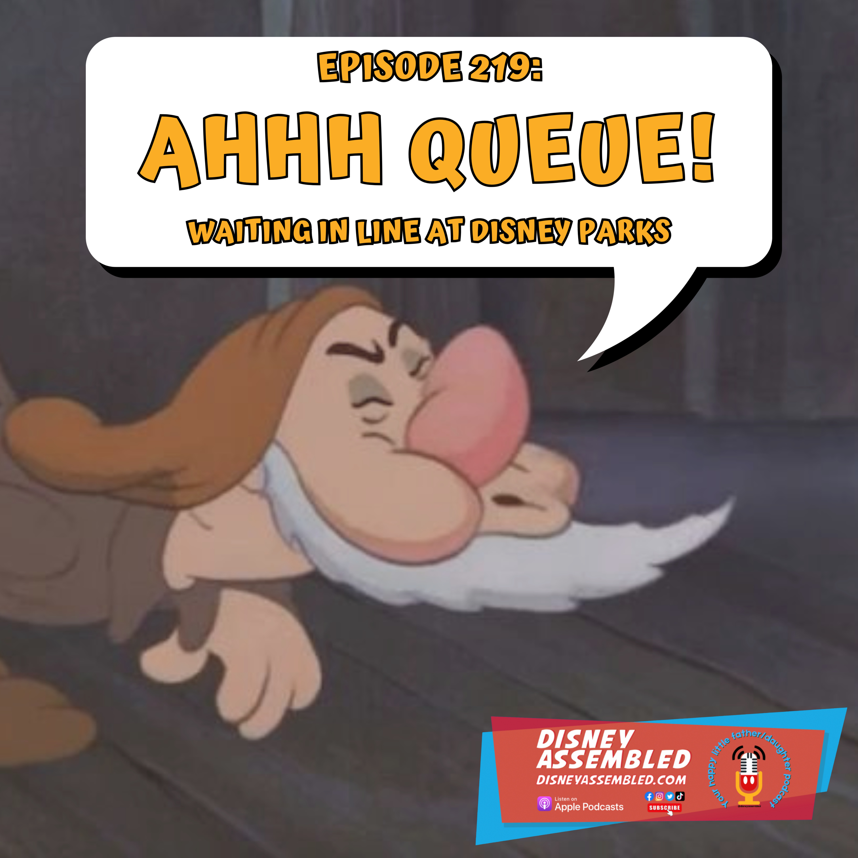 Ahhh Queue! Waiting in Line at Disney Parks episode artwork