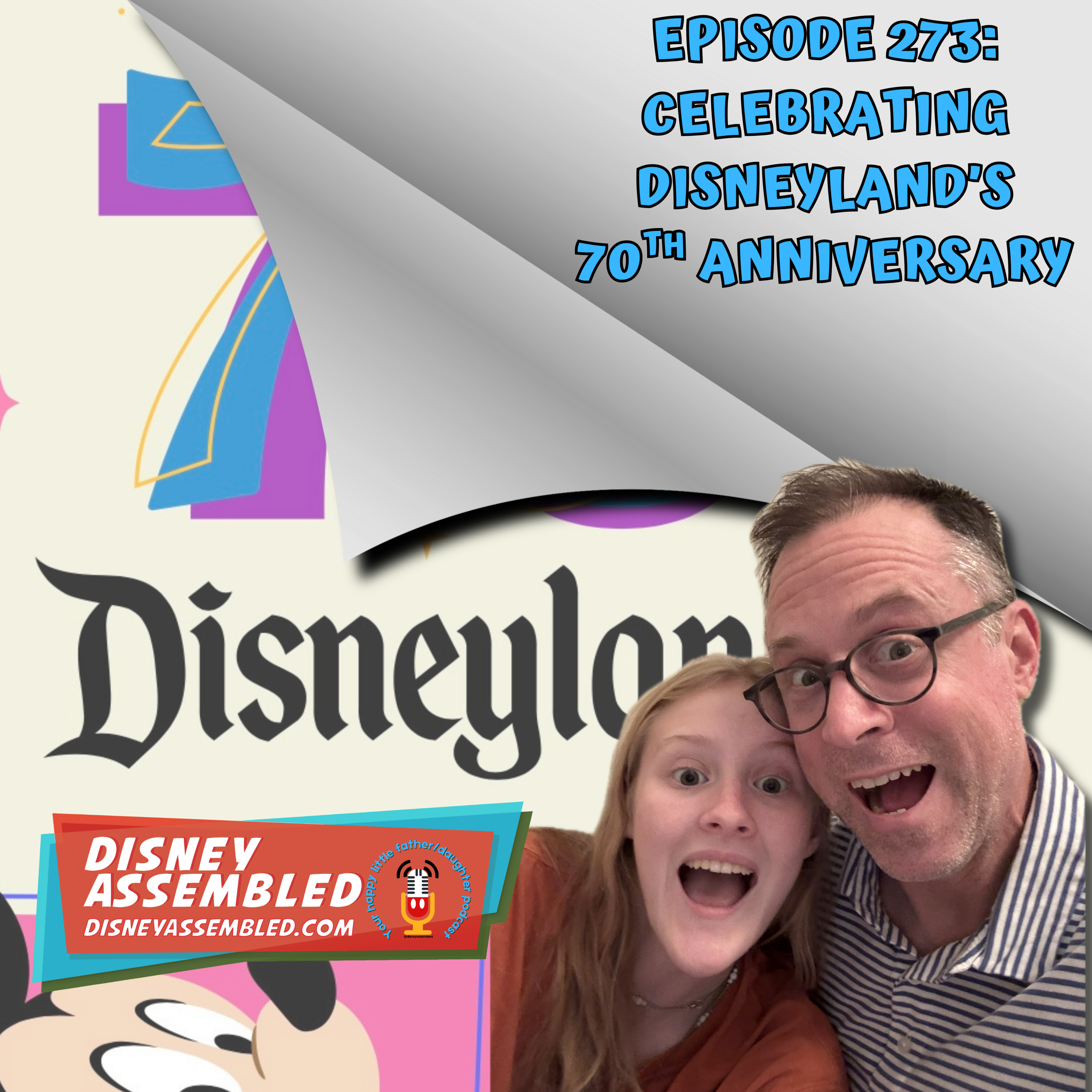 Celebrating Disneyland's 70th Anniversary episode artwork