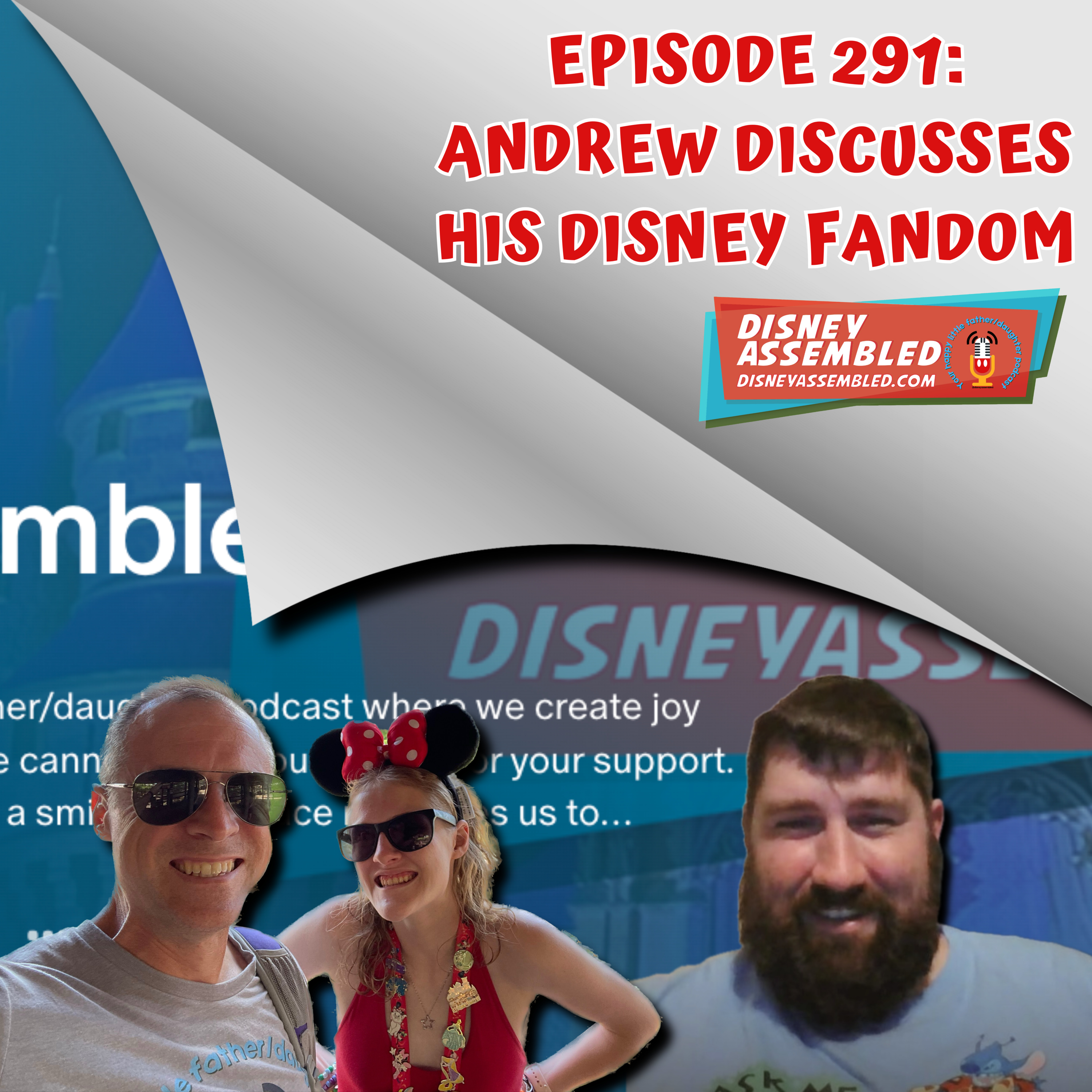 Andrew Discusses His Disney Fandom episode artwork