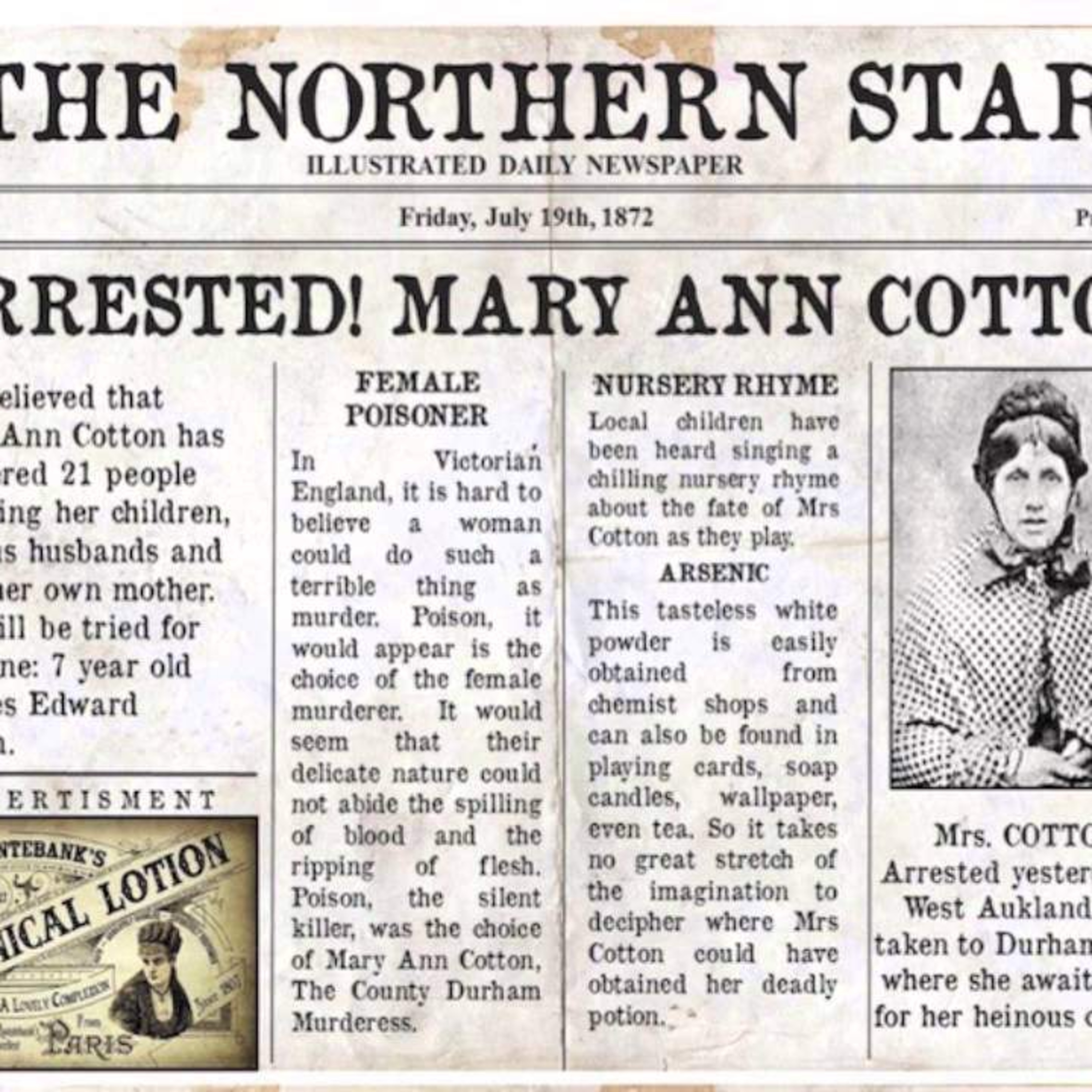 Mary Ann Cotton: Black Widow or insanely bad luck